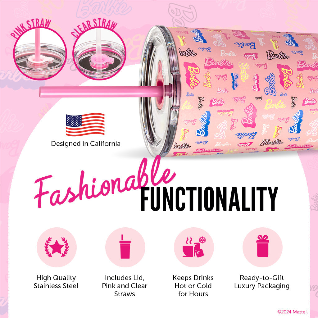 Barbie™ Shine Bright Tumbler - 24 Oz - Image 3