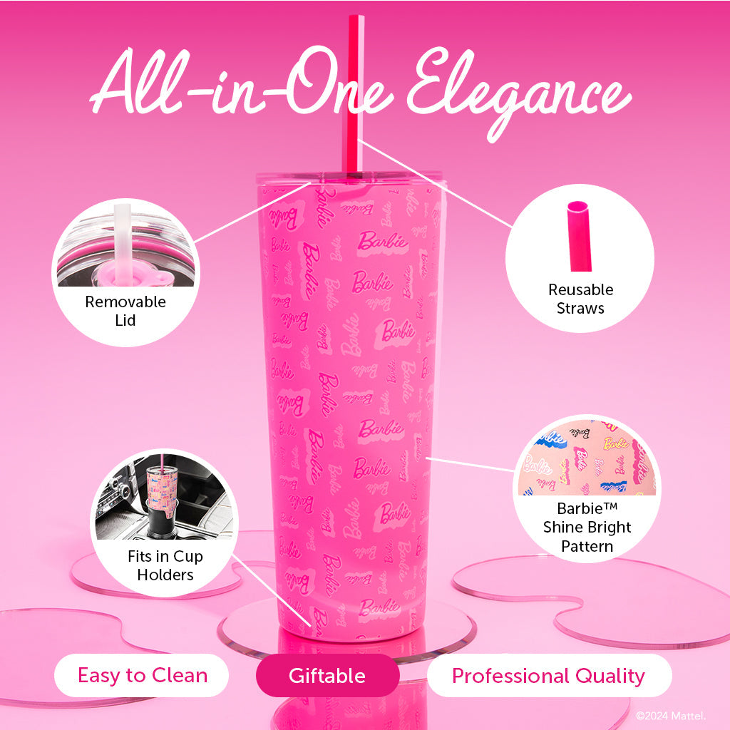 Barbie™ Shine Bright Tumbler - 24 Oz - Image 8