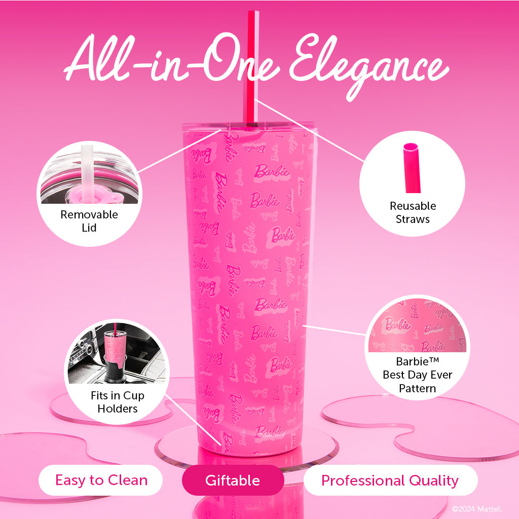 Barbie™ Best Day Ever Tumbler - 24 Oz - Image 8