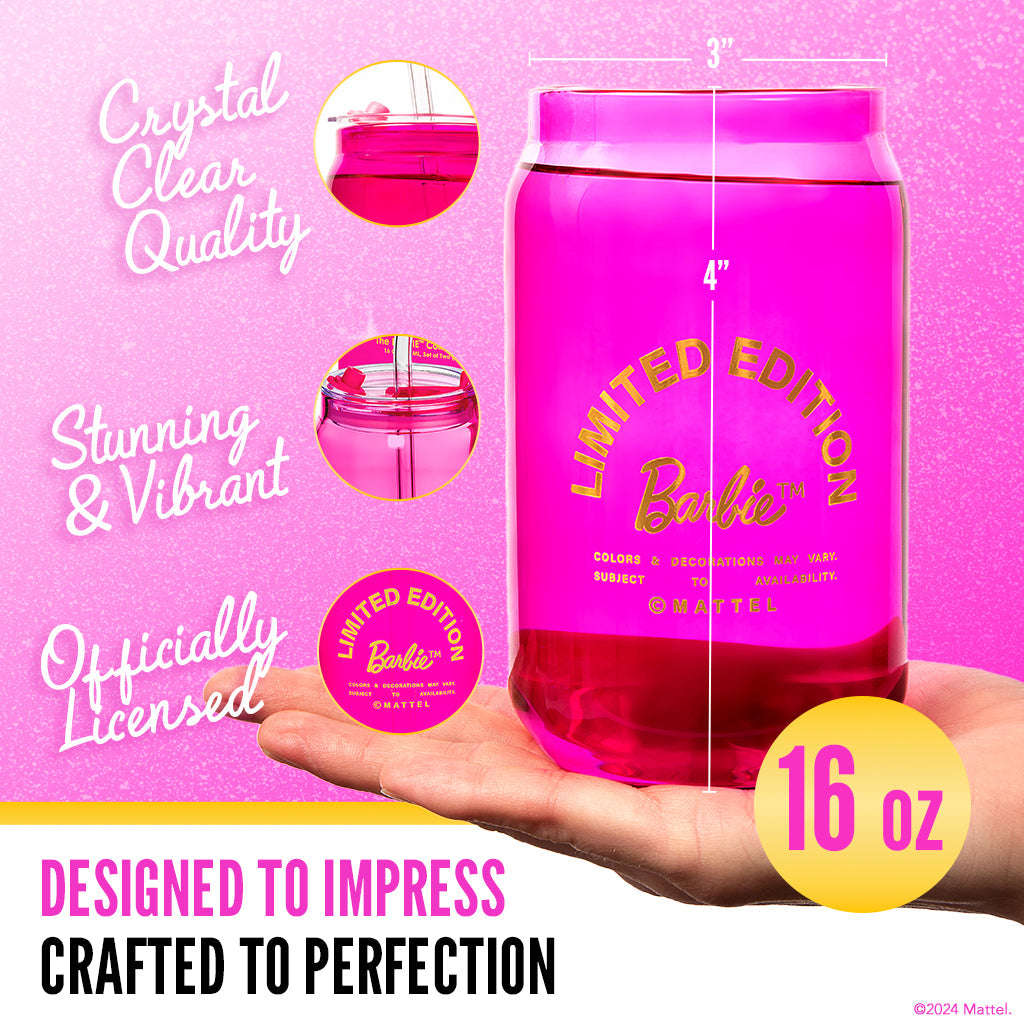 Barbie™ x Dragon Glassware® Limited Edition Drinking Glasses - Image 3