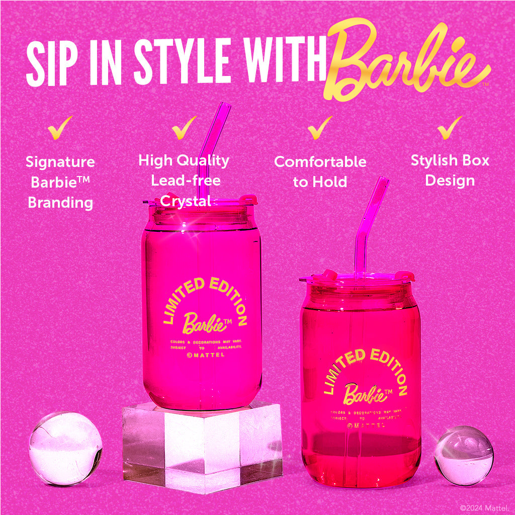 Barbie™ x Dragon Glassware® Limited Edition Drinking Glasses - Image 4