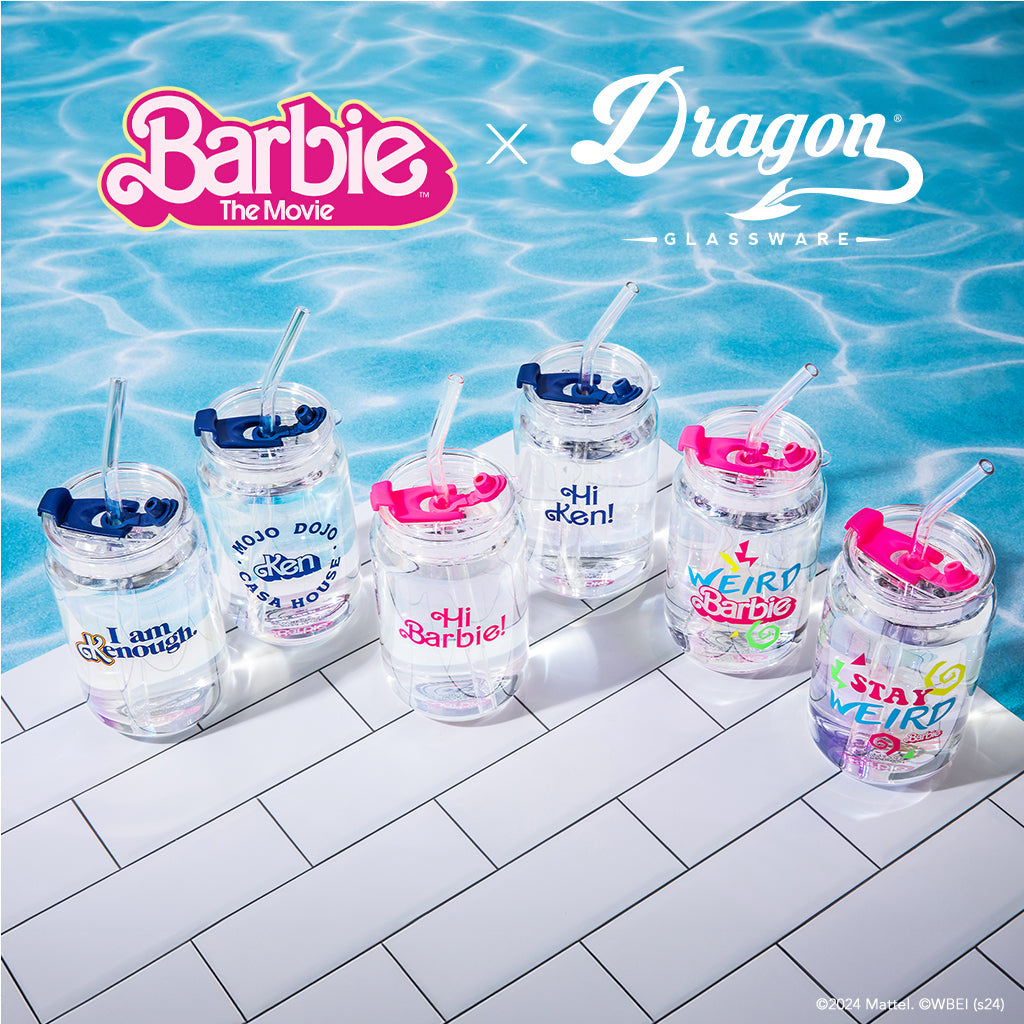 Barbie™ the Movie X Dragon Glassware® Hi Barbie! Hi Ken! Drinking Glasses - Image 7