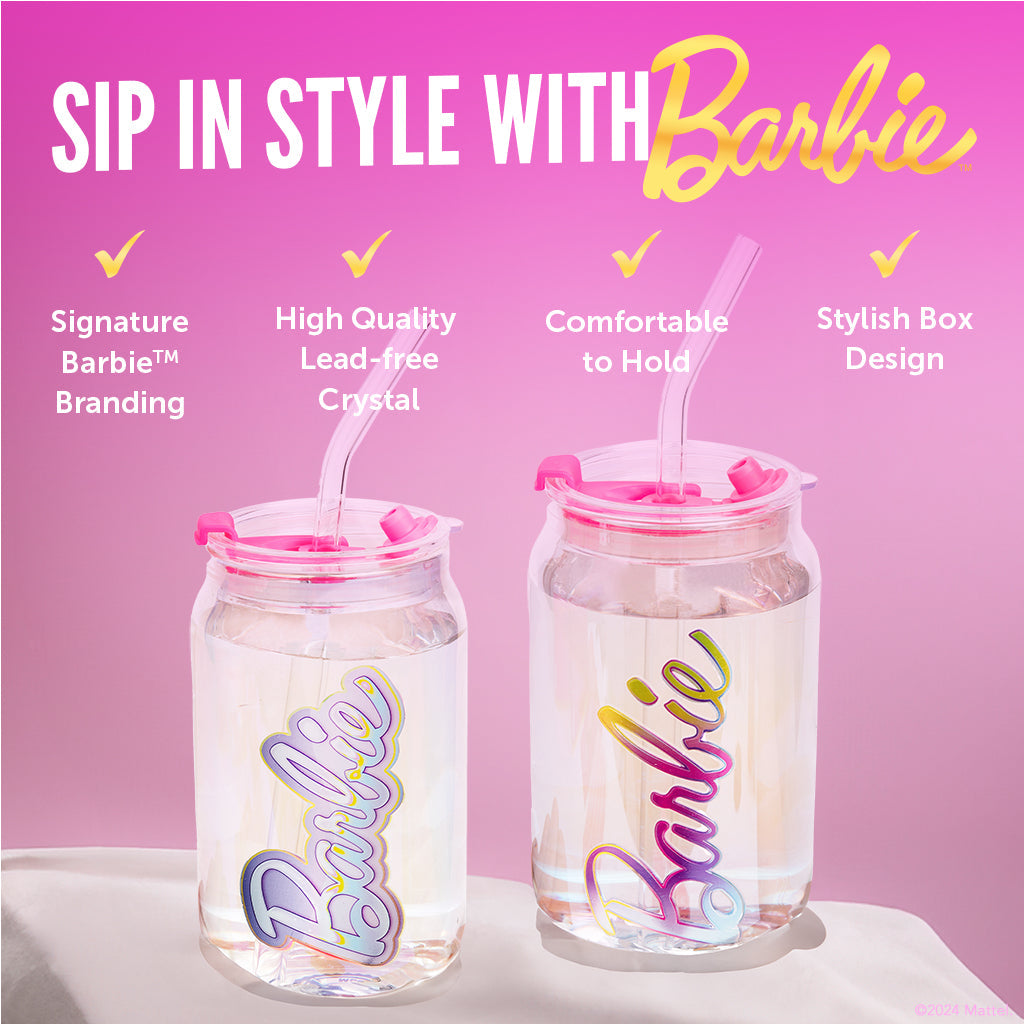 Barbie™ X Dragon Glassware® Aura Drinking Glasses - Image 3
