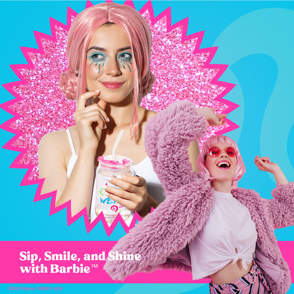 Barbie™ the Movie X Dragon Glassware® Weird Barbie™ Drinking Glasses - Image 10