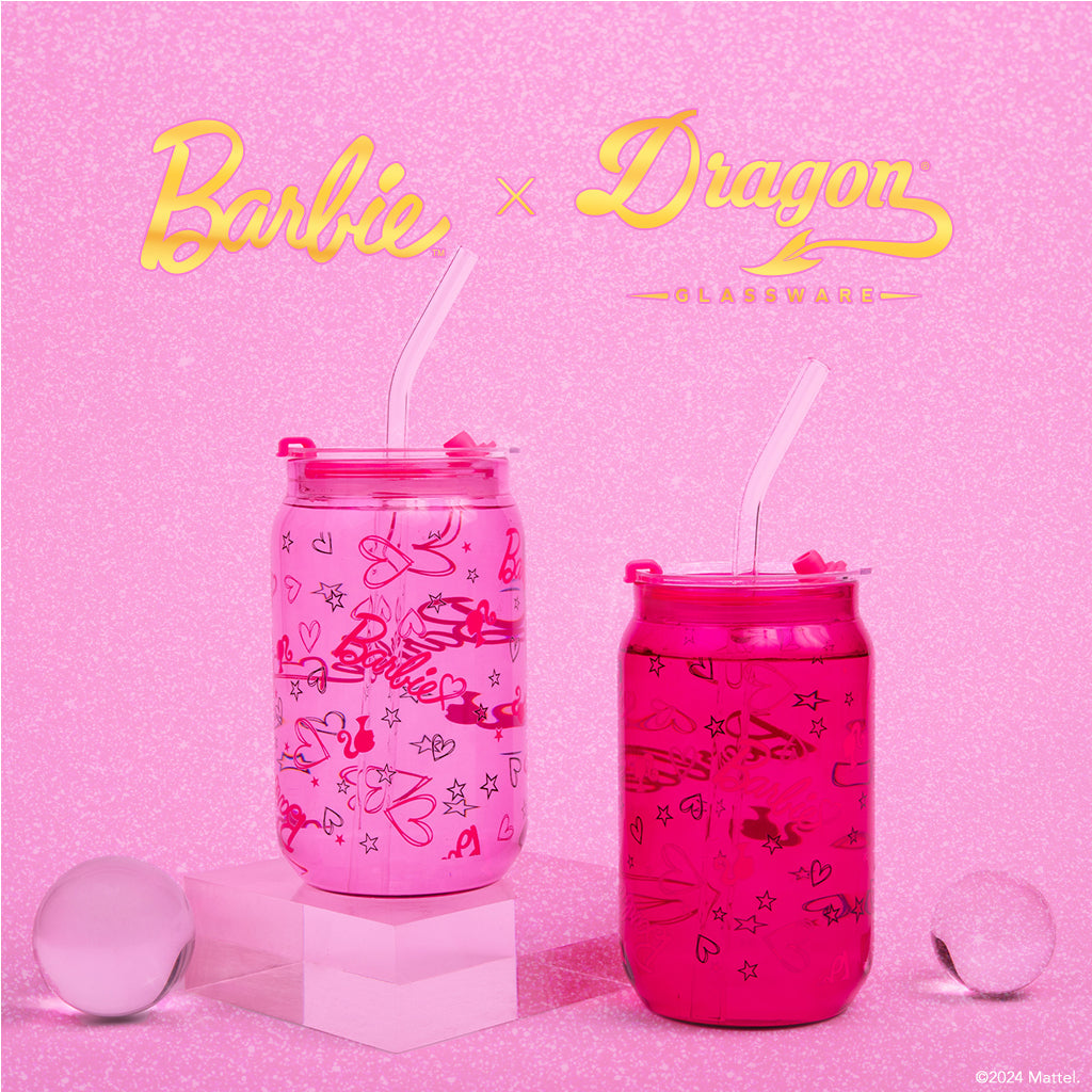 Barbie™ X Dragon Glassware® Love Out Loud Drinking Glasses - Image 14