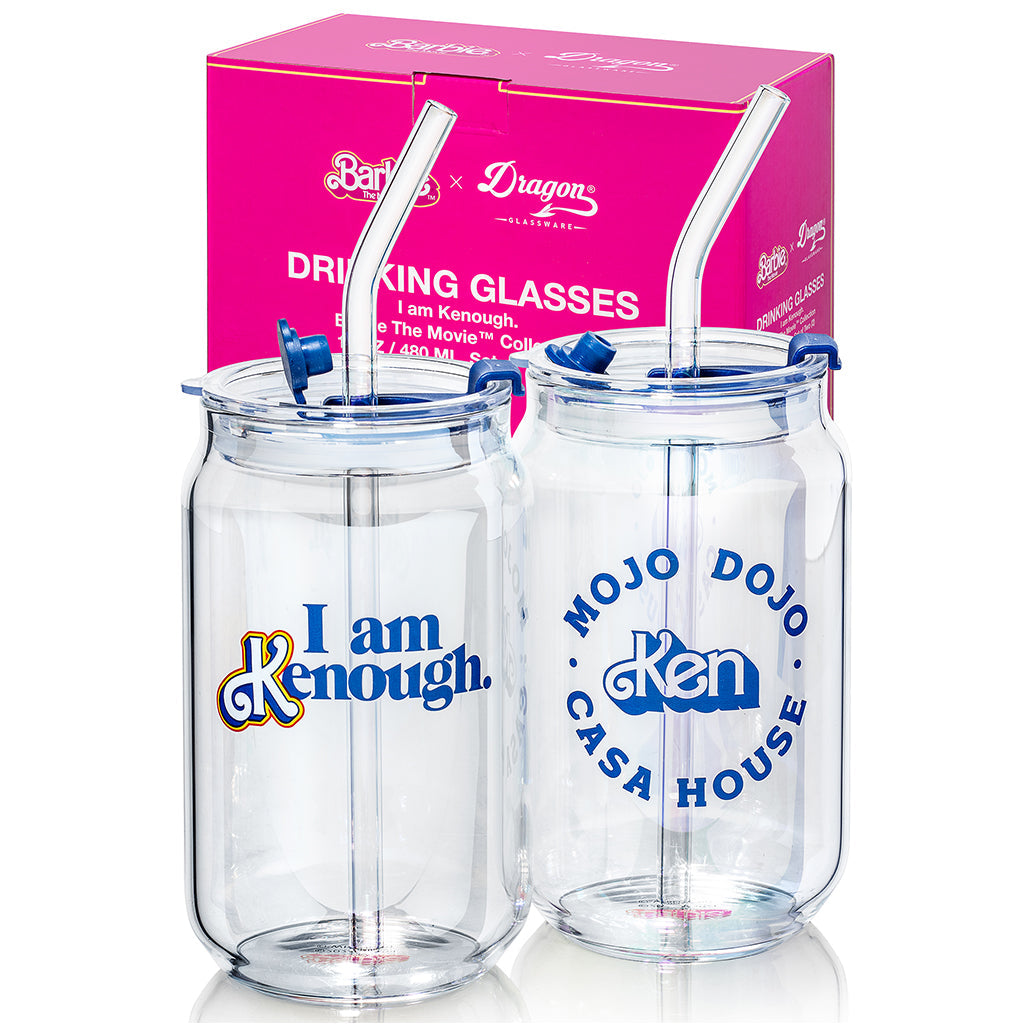 Barbie™ the Movie X Dragon Glassware® I'm Just Ken™ Drinking Glasses - Image 7