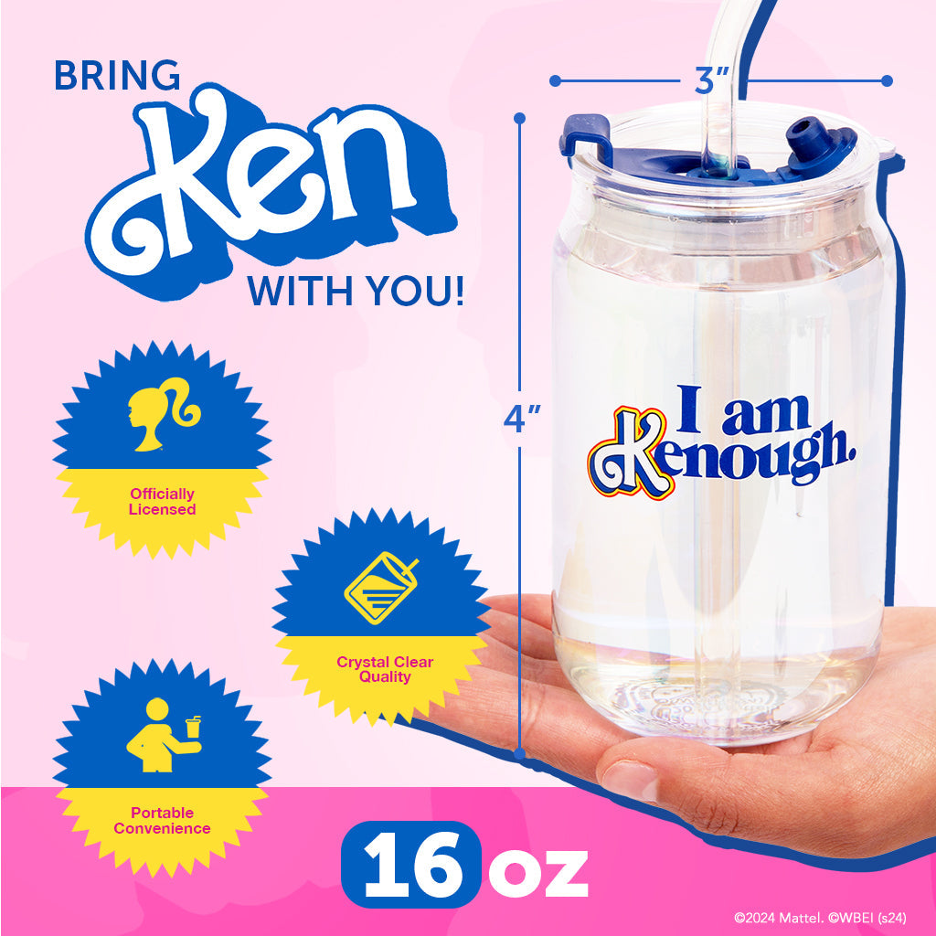 Barbie™ the Movie X Dragon Glassware® I'm Just Ken™ Drinking Glasses - Image 8