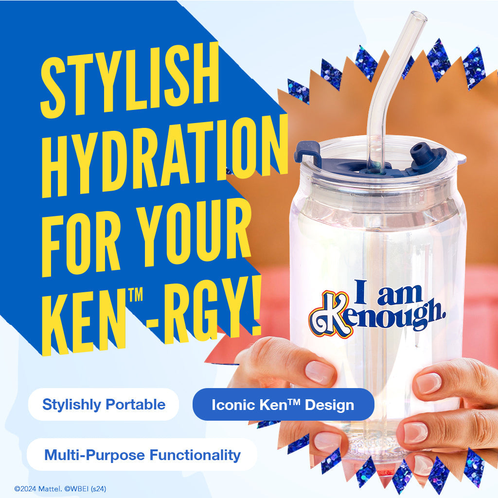 Barbie™ the Movie X Dragon Glassware® I'm Just Ken™ Drinking Glasses - Image 9