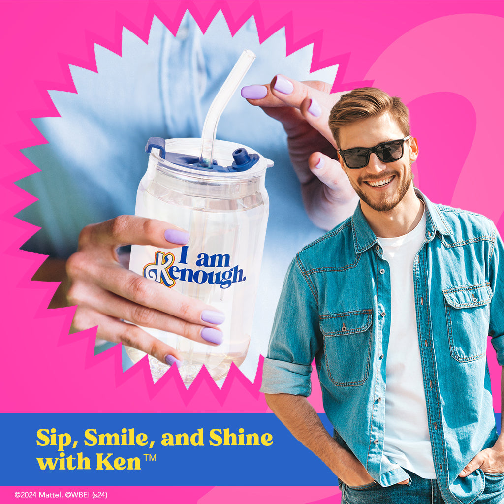 Barbie™ the Movie X Dragon Glassware® I'm Just Ken™ Drinking Glasses - Image 6