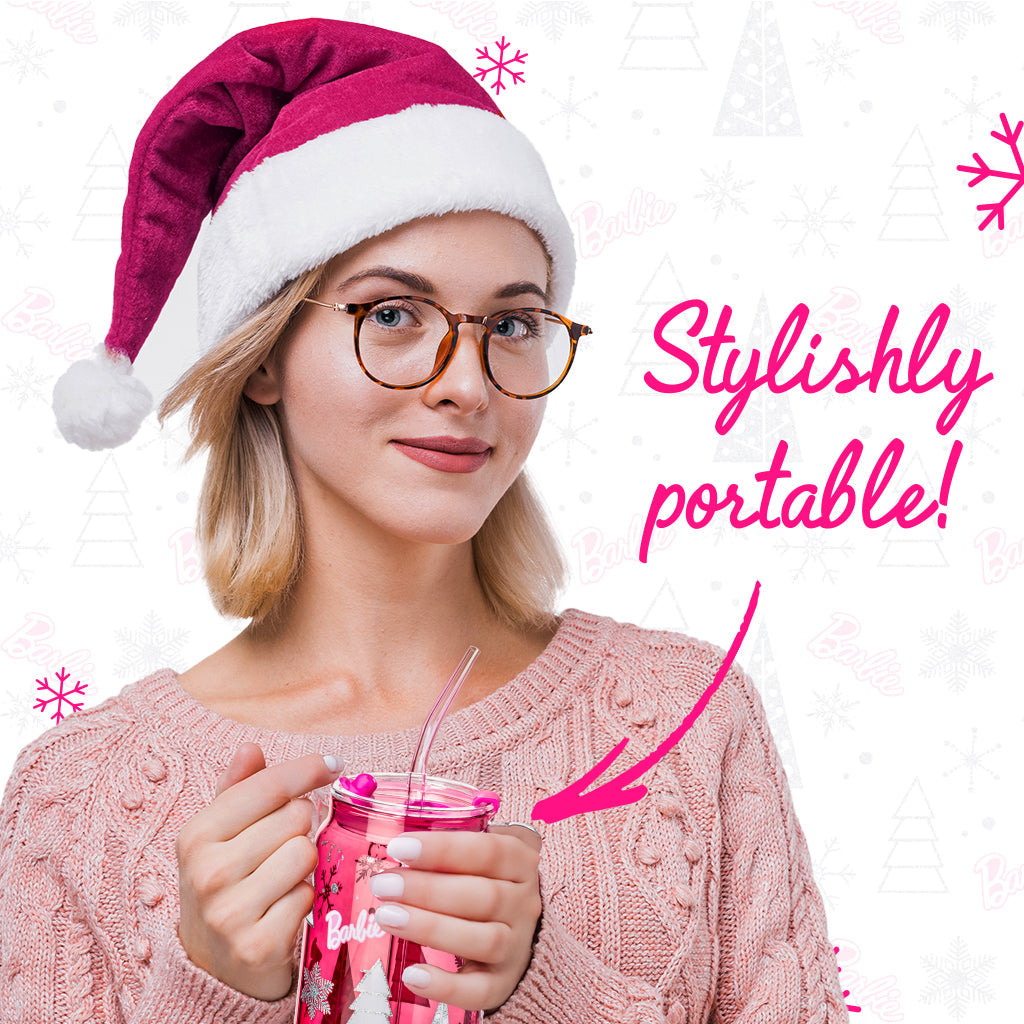 Barbie™ Christmas Drinking Glasses - 20 Oz - Image 4