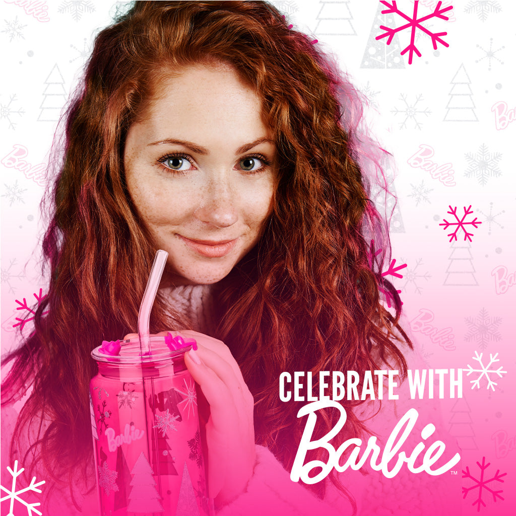 Barbie™ Christmas Drinking Glasses - 20 Oz - Image 6