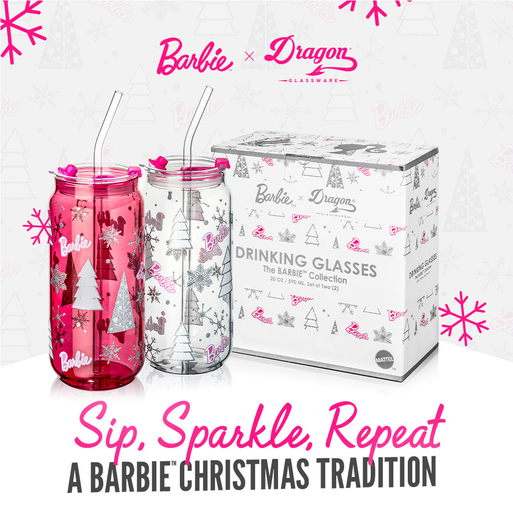 Barbie™ Christmas Drinking Glasses - 20 Oz - Image 7