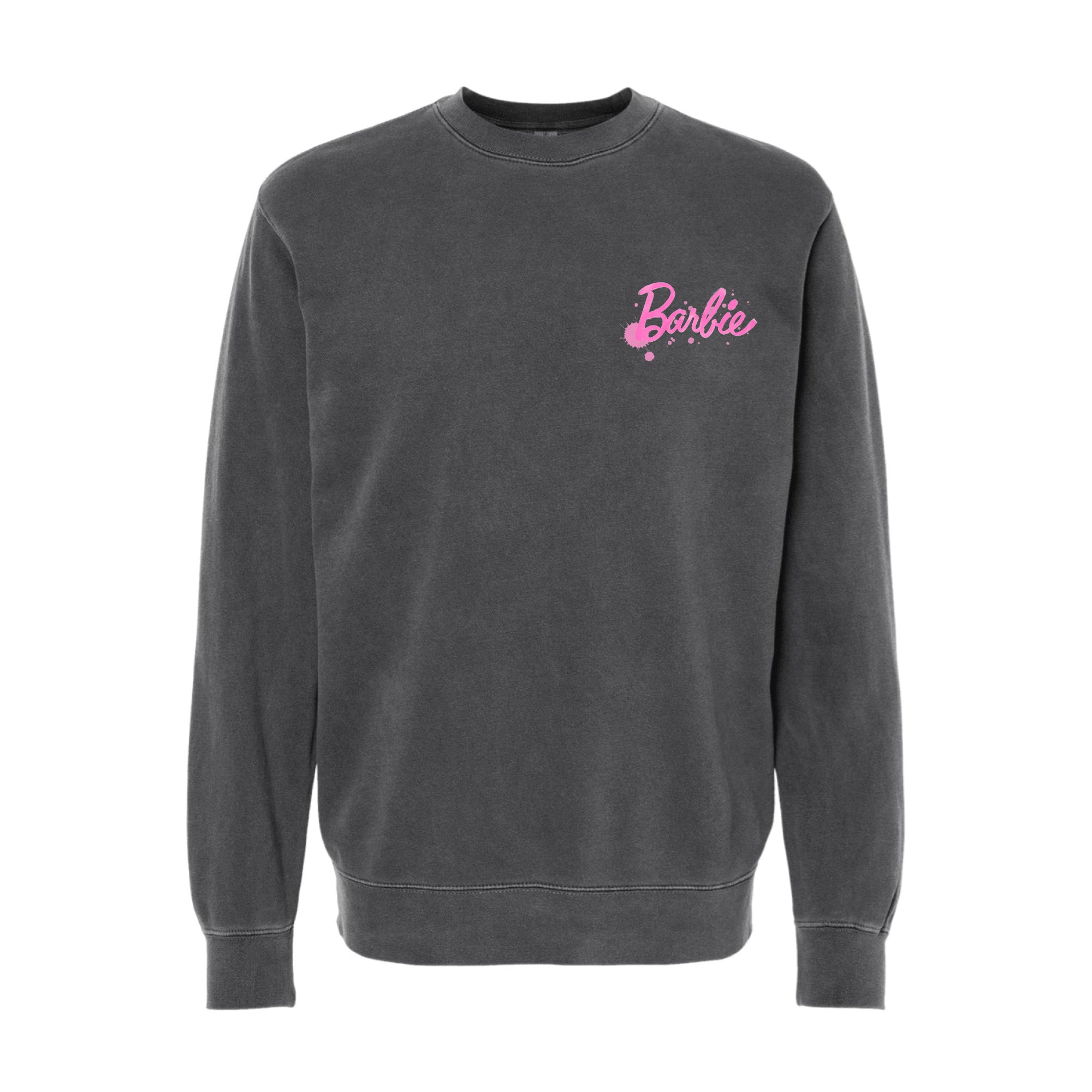 Barbie Style Icon Washed Black Sweatshirt - Image 2