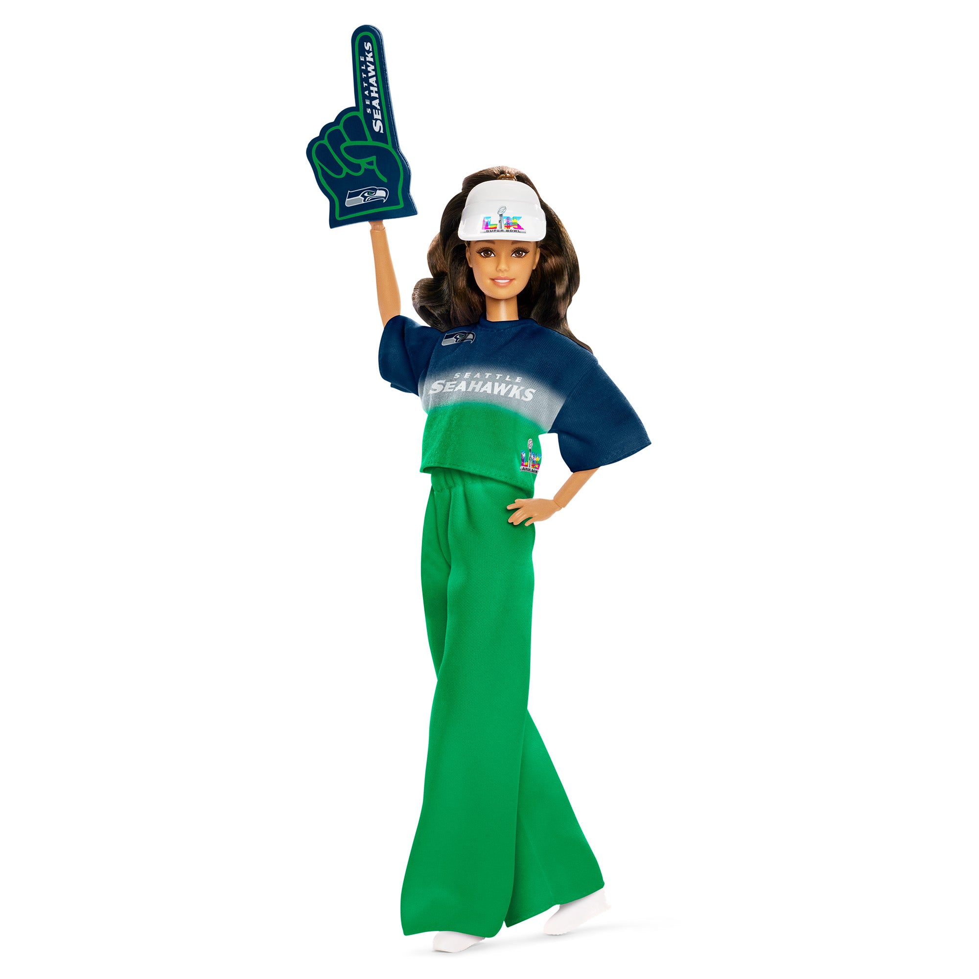 Barbie Super Bowl LX Seattle Seahawks Doll - Image 2