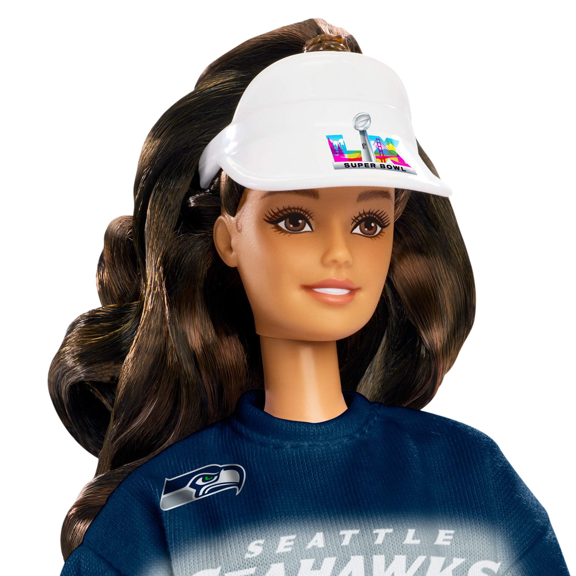 Barbie Super Bowl LX Seattle Seahawks Doll - Image 3