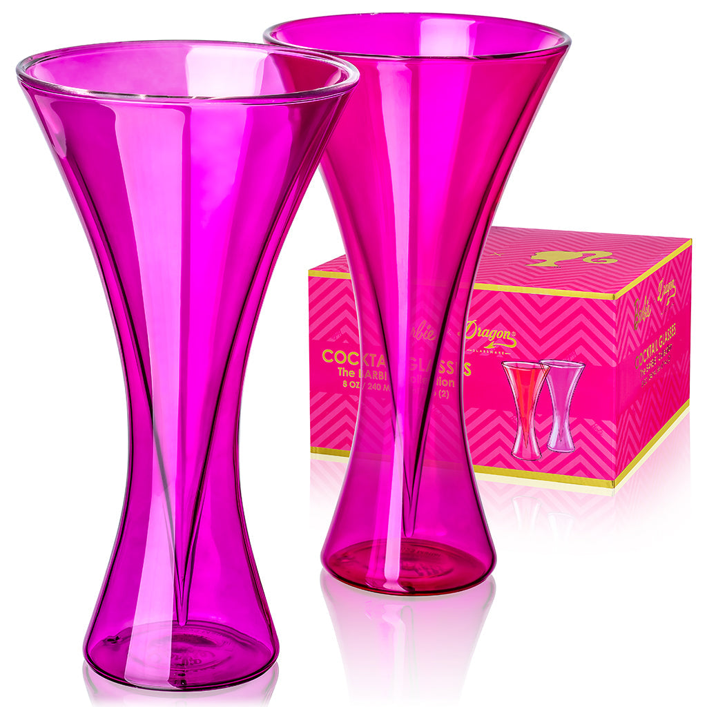 Barbie™ X Dragon Glassware® Cocktail Glasses - Image 8