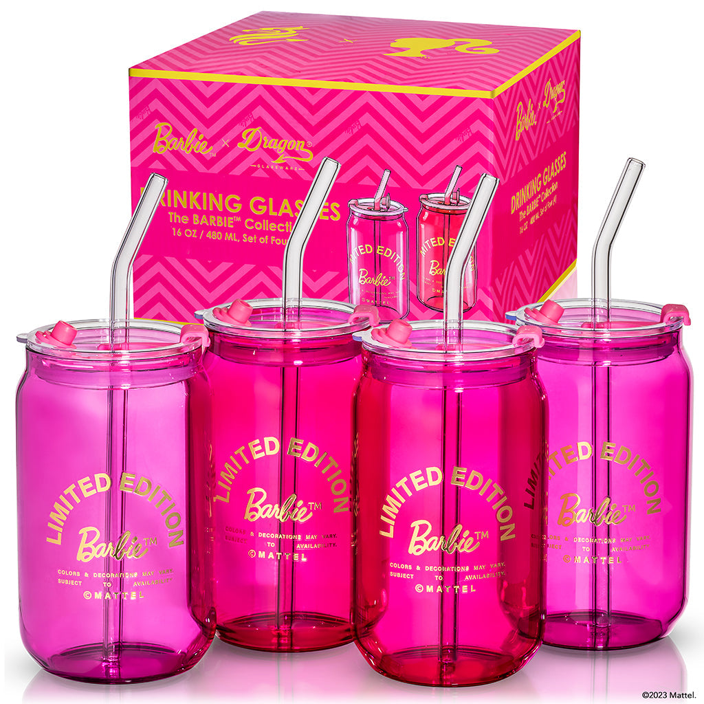 Barbie™ x Dragon Glassware® Limited Edition Drinking Glasses - Image 2