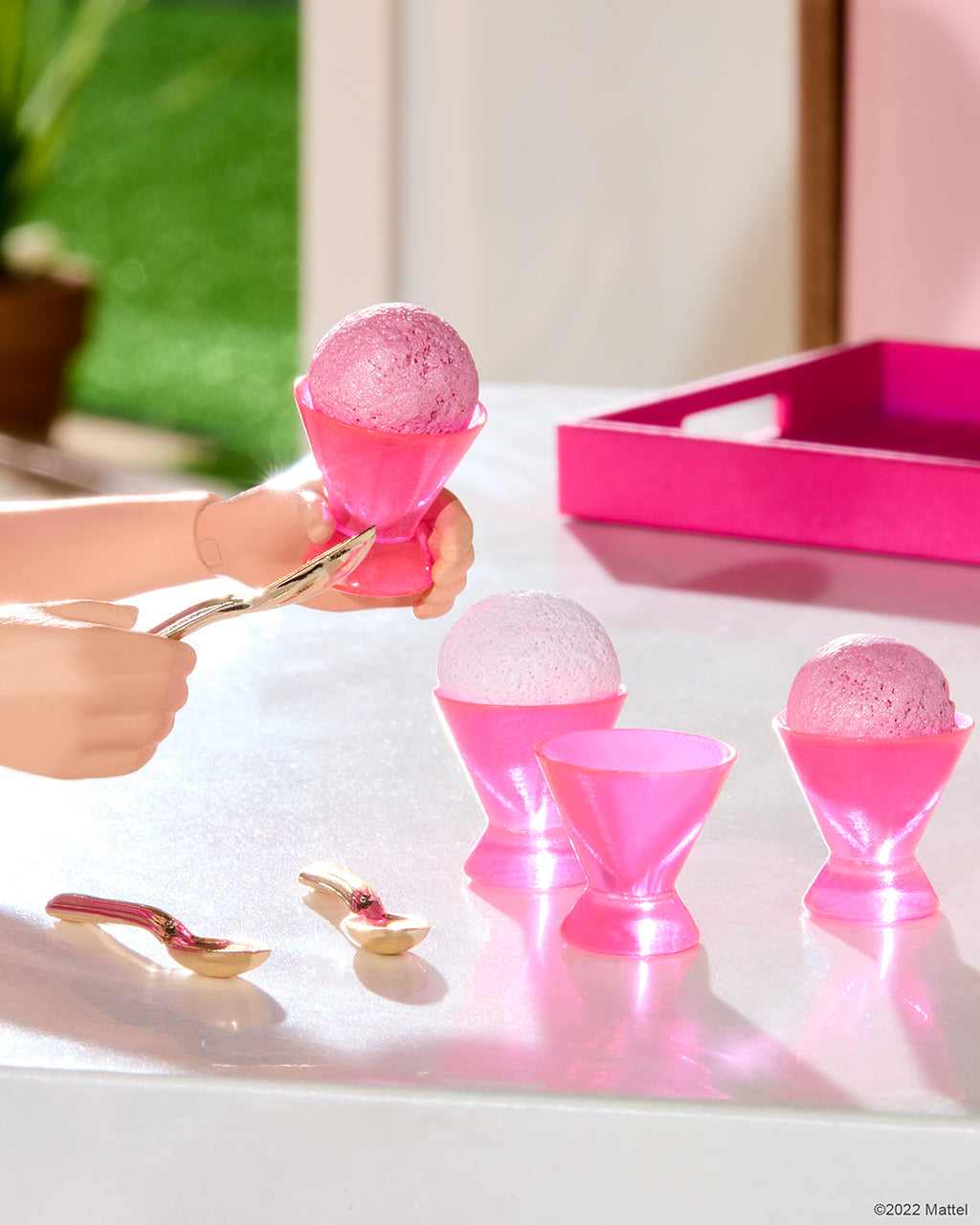 Barbie™ X Dragon Glassware® Stemless Martini Glasses - Image 7