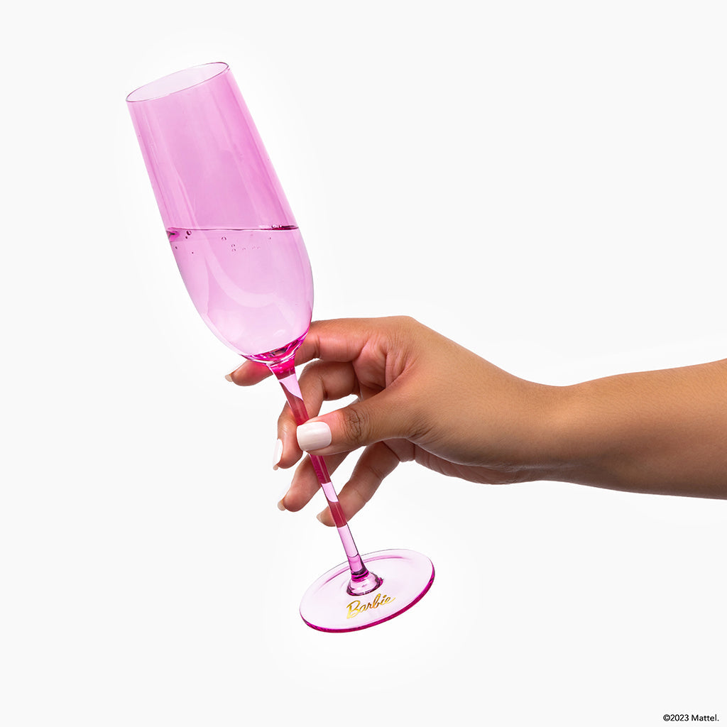 Barbie™ X Dragon Glassware® Champagne Flutes - Image 13