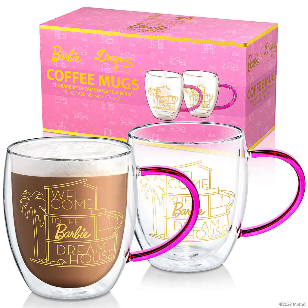 Barbie™ X Dragon Glassware® Dreamhouse™ Coffee Mugs - Image 6