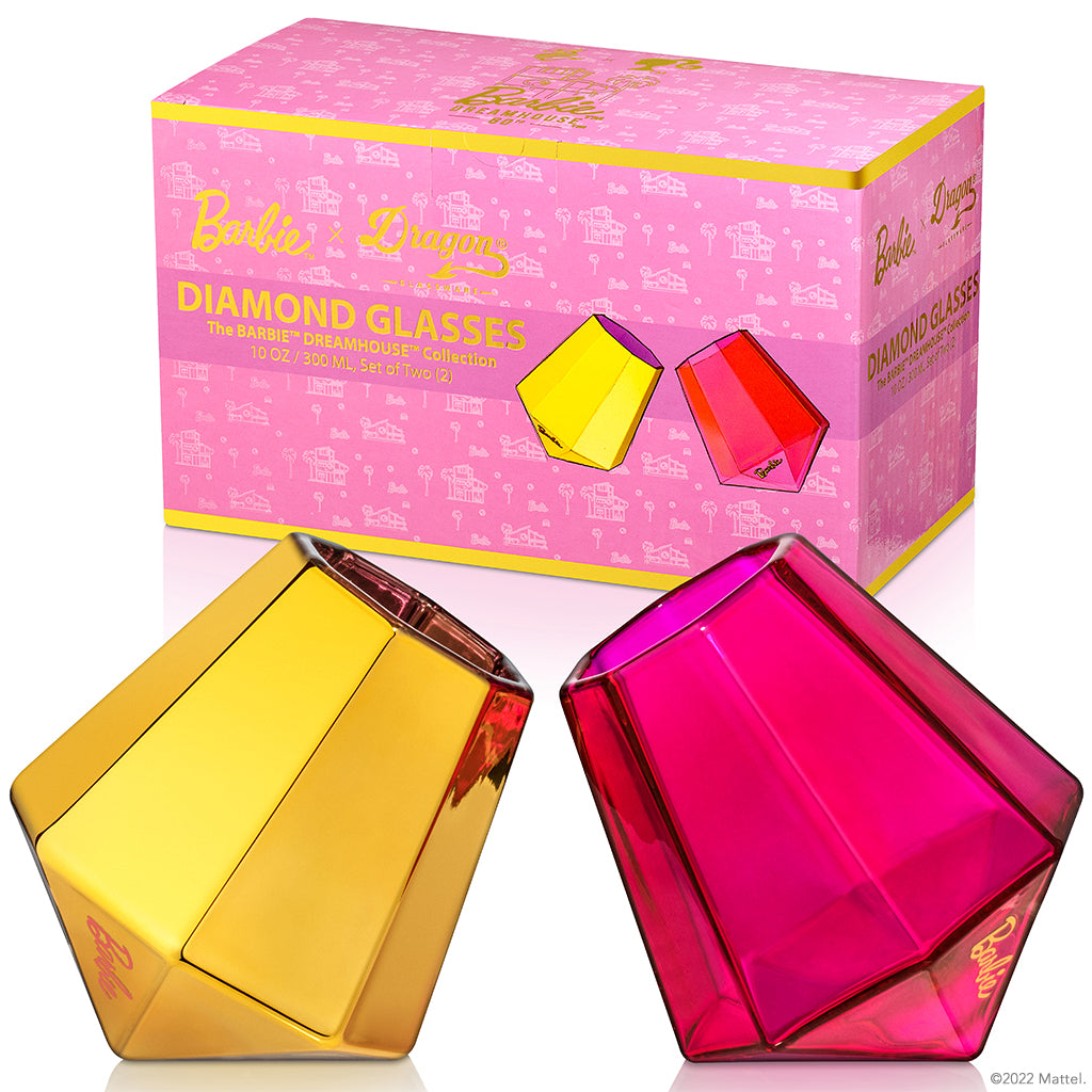 Barbie™ X Dragon Glassware® Dreamhouse™ Diamond Glasses - Image 6