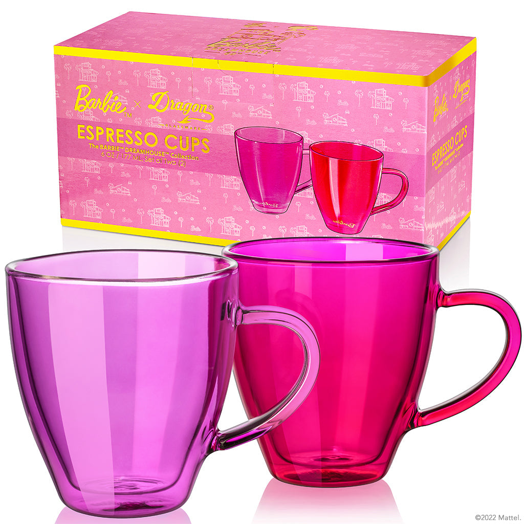Barbie™ X Dragon Glassware® Dreamhouse™ Espresso Cups - Image 11