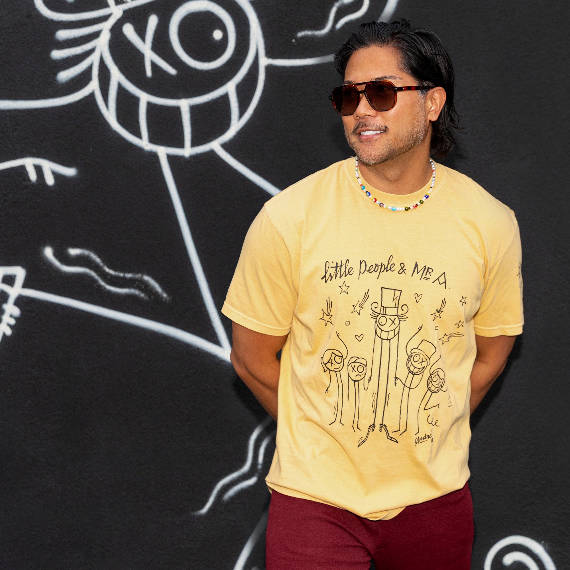 Fisher Price x André Saraiva Yellow T-shirt - Image 3