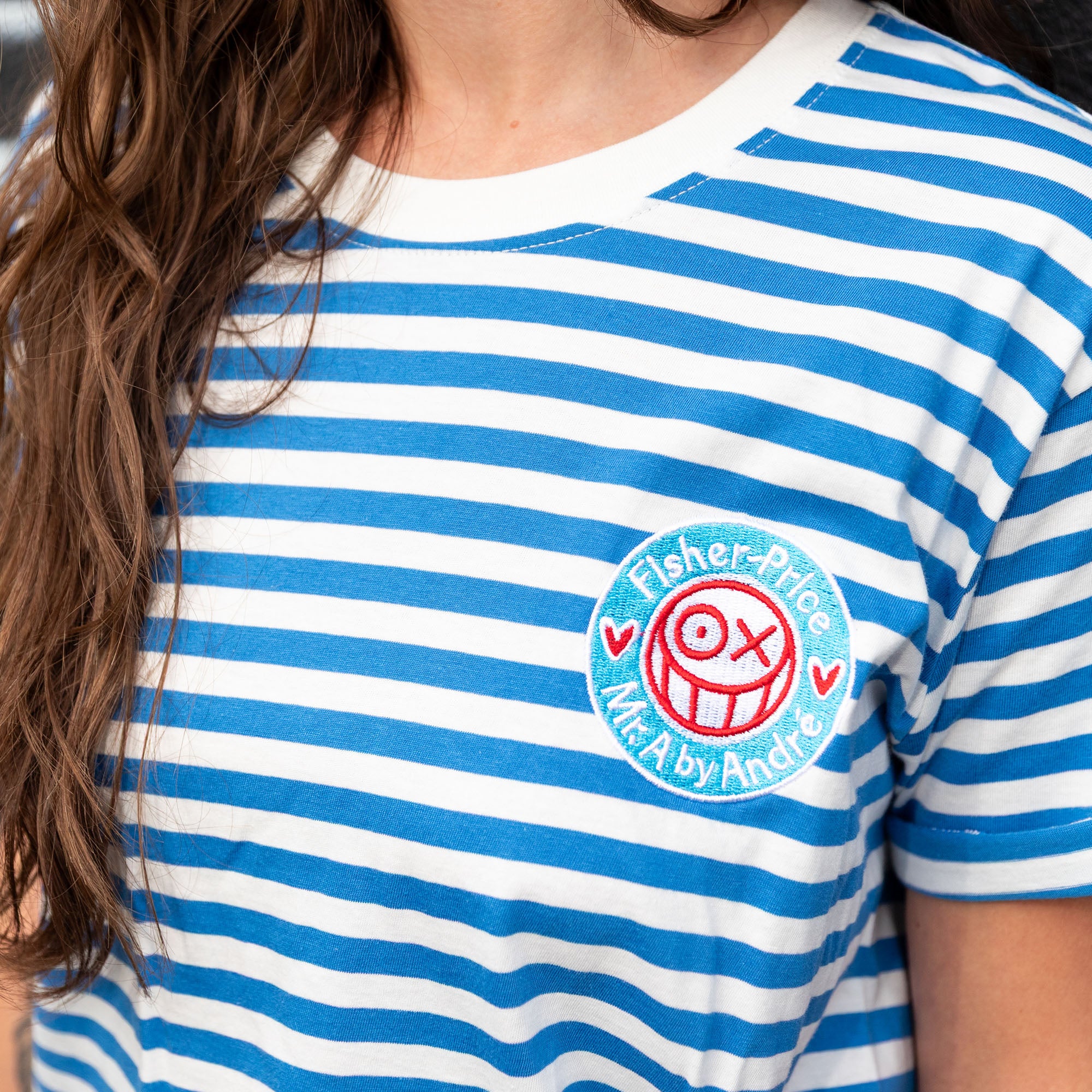 Fisher Price x André Saraiva Blue Striped T-shirt - Image 2