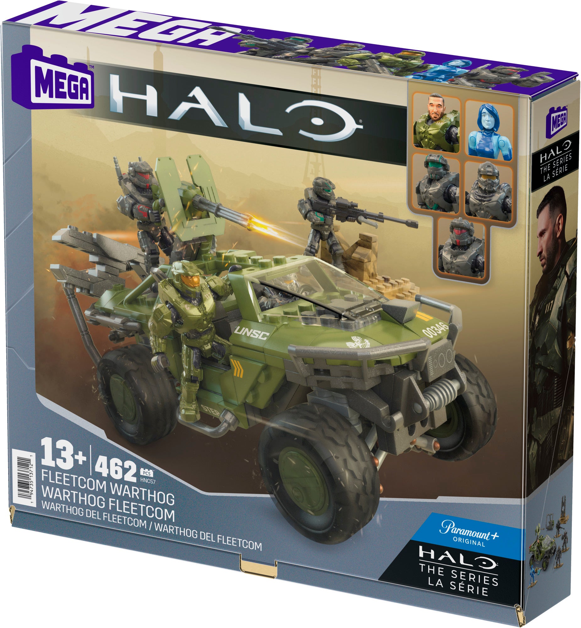 MEGA Halo FLEETCOM Warthog Vehicle Building Set - Image 7