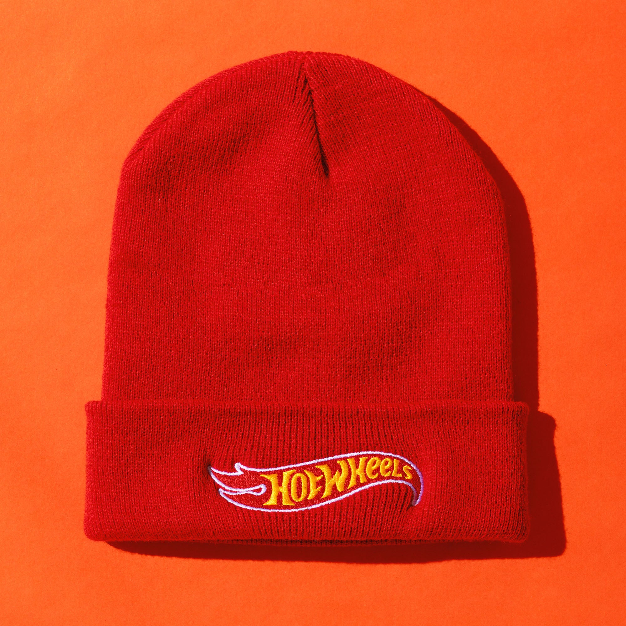 Hot Wheels Red Cuffed Beanie - Image 2