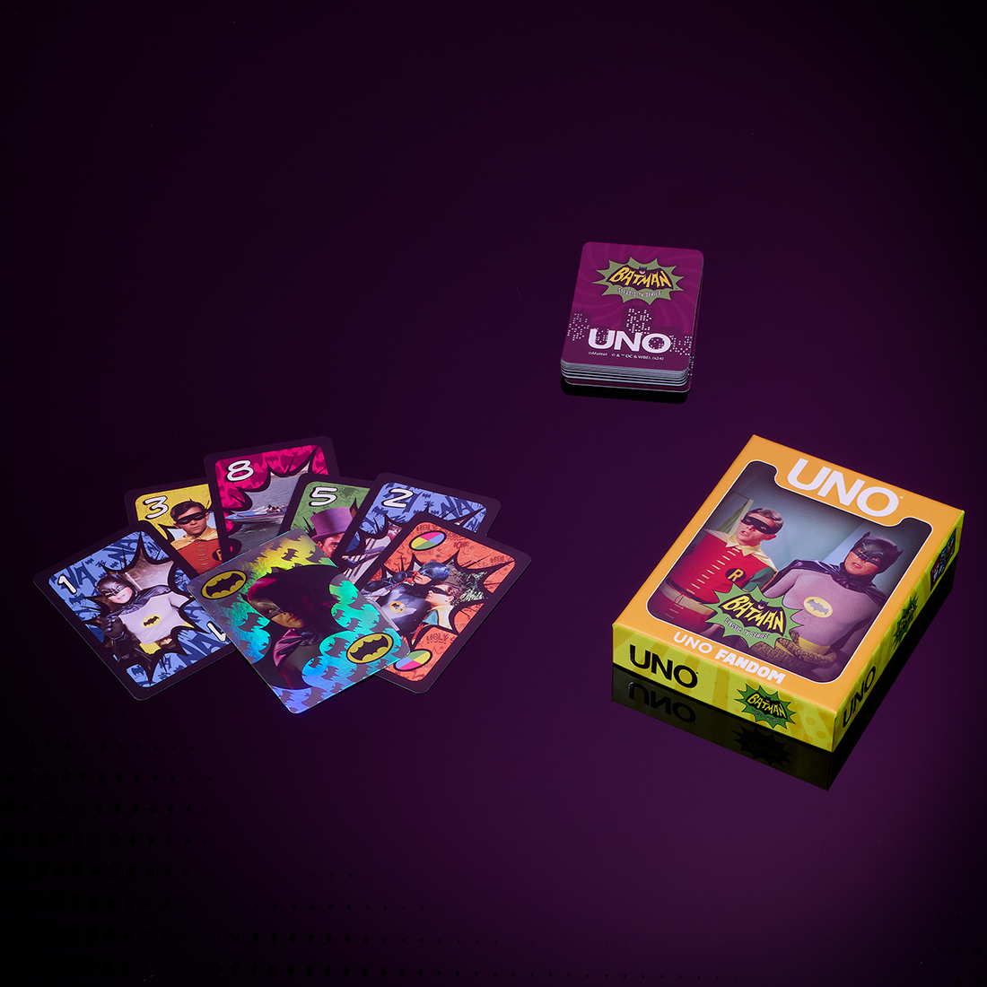 UNO Fandom Batman Classic TV Series Deck - Image 5