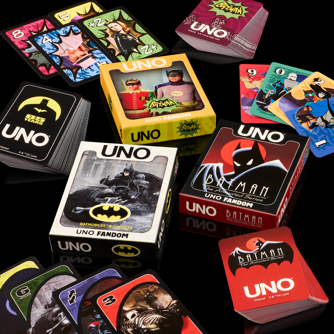 UNO Fandom Batman Classic TV Series Deck - Image 4