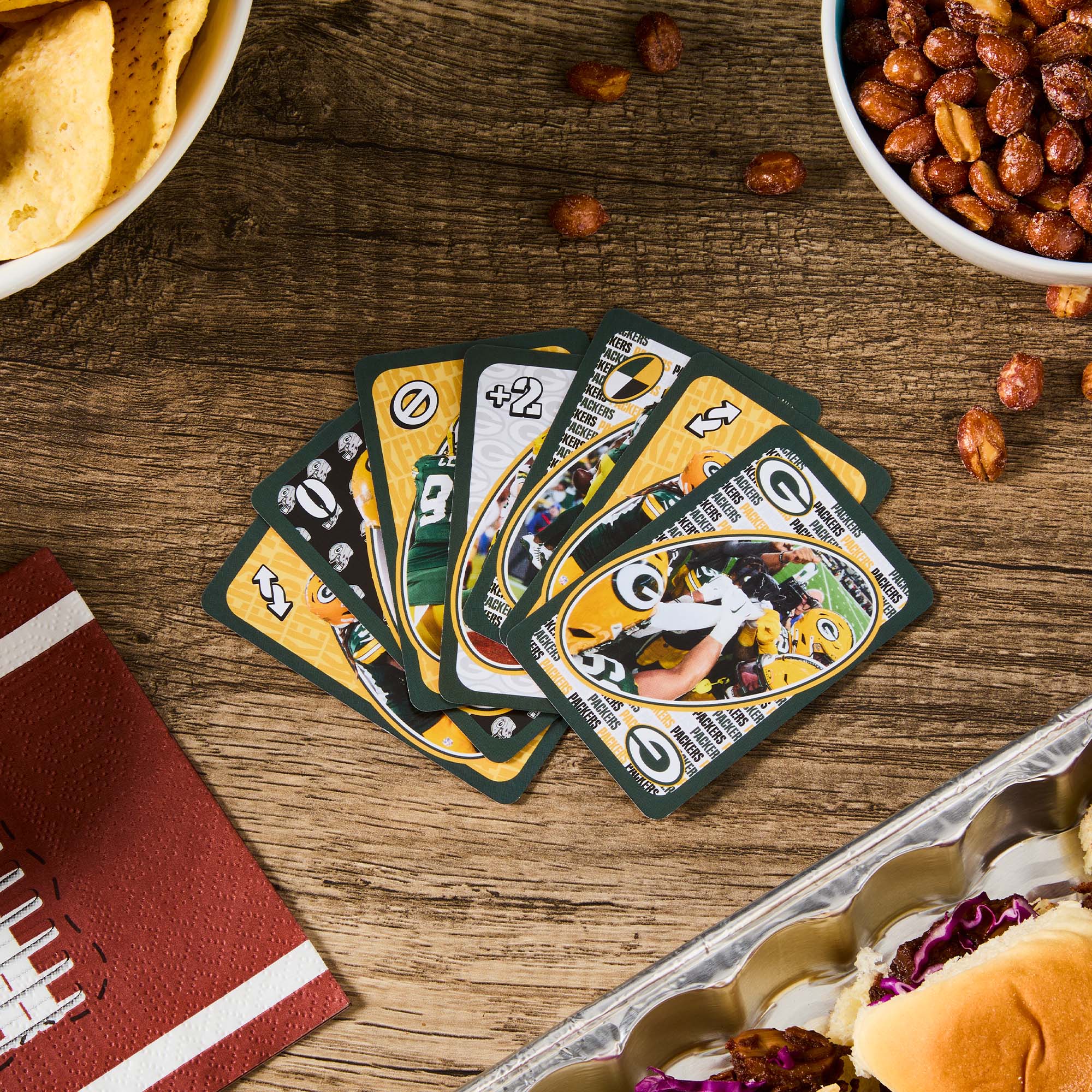 UNO Fandom NFL Green Bay Packers Game Deck - Image 3