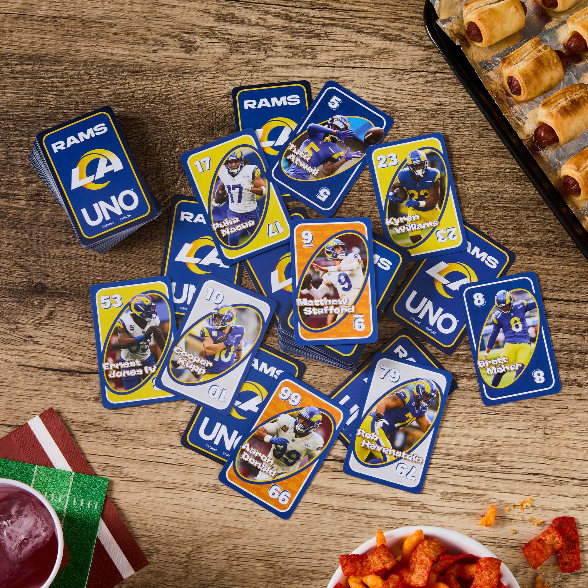 UNO Fandom NFL Los Angeles Rams Game Deck - Image 9