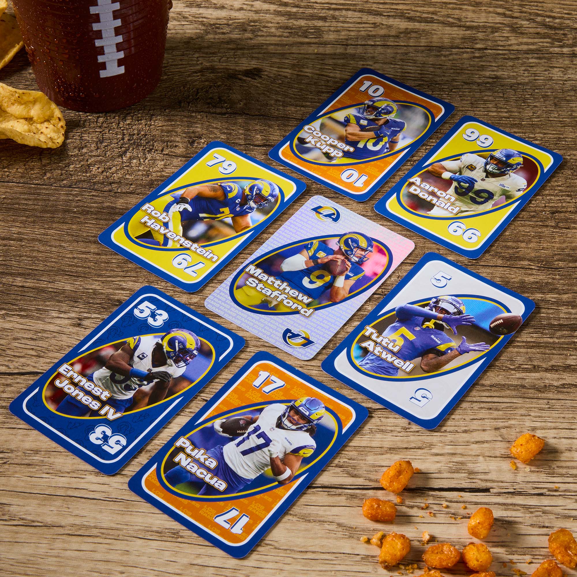 UNO Fandom NFL Los Angeles Rams Game Deck - Image 10