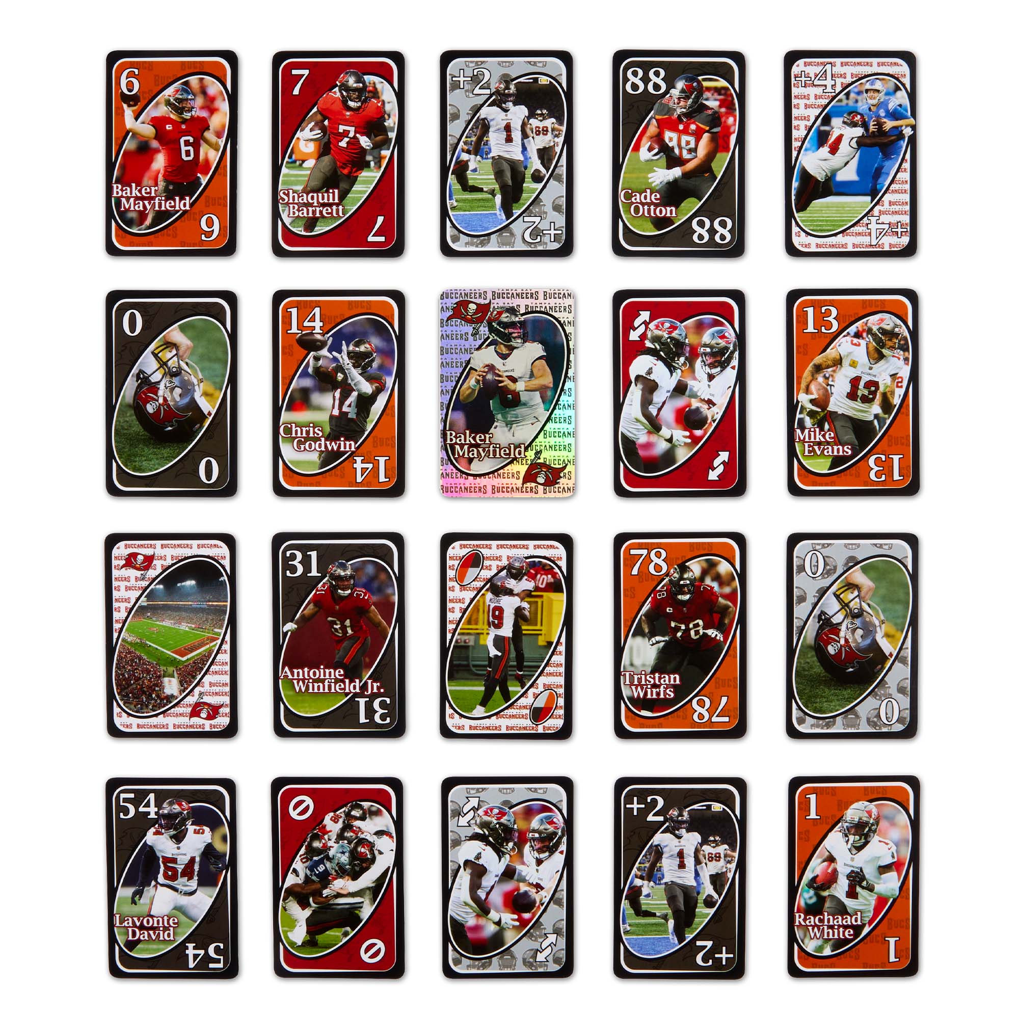 UNO Fandom NFL Tampa Bay Buccaneers Game Deck - Image 5