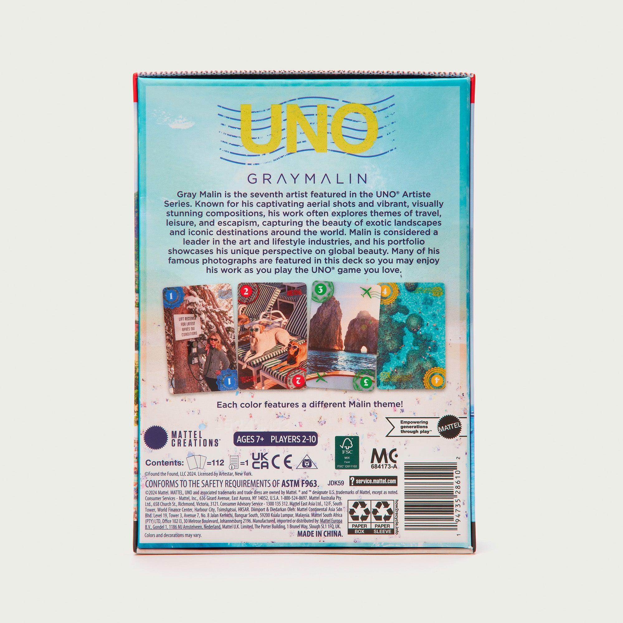 UNO Artiste Series Gray Malin Card Deck - Image 20