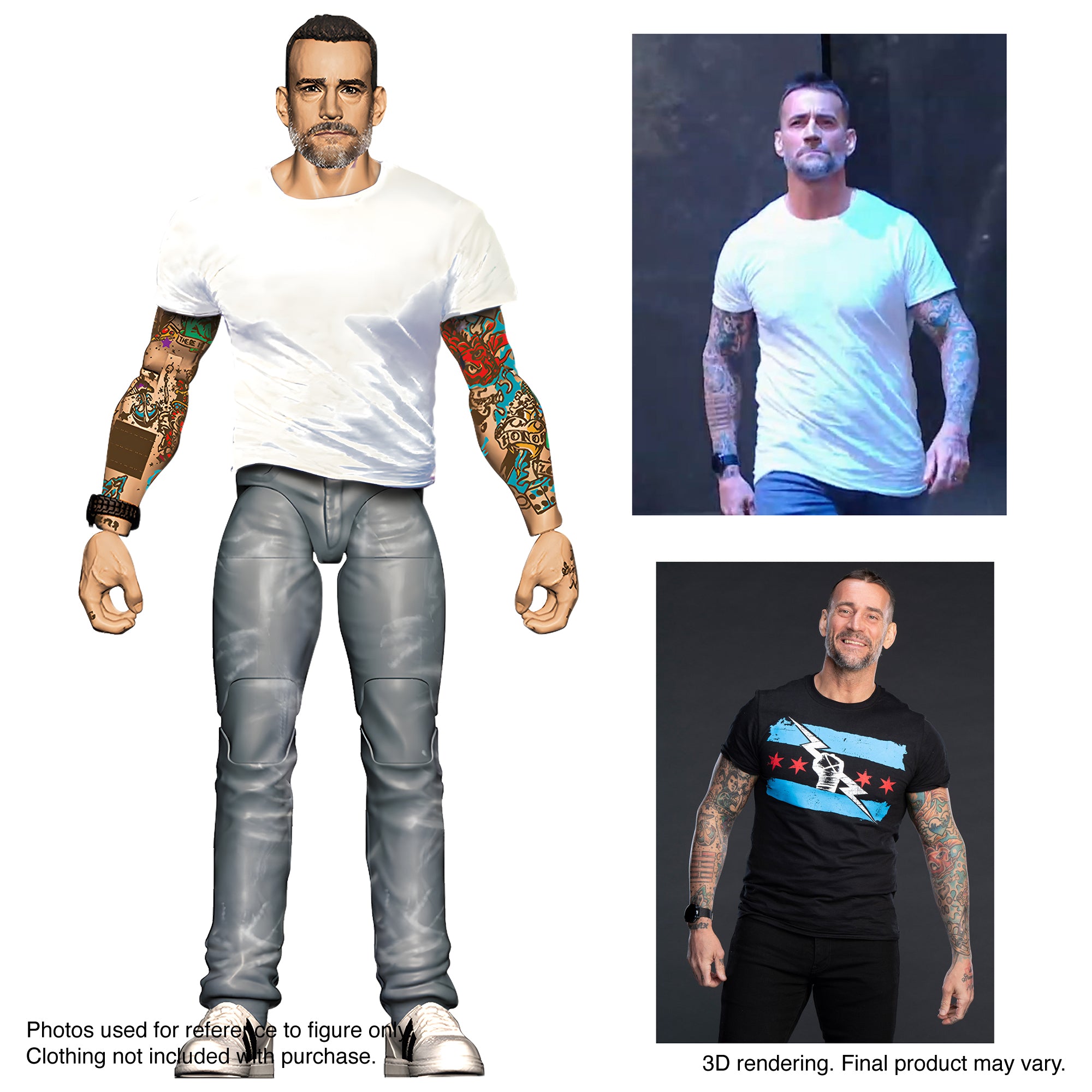 WWE Elite Collection CM Punk Returns Action Figure - Image 9