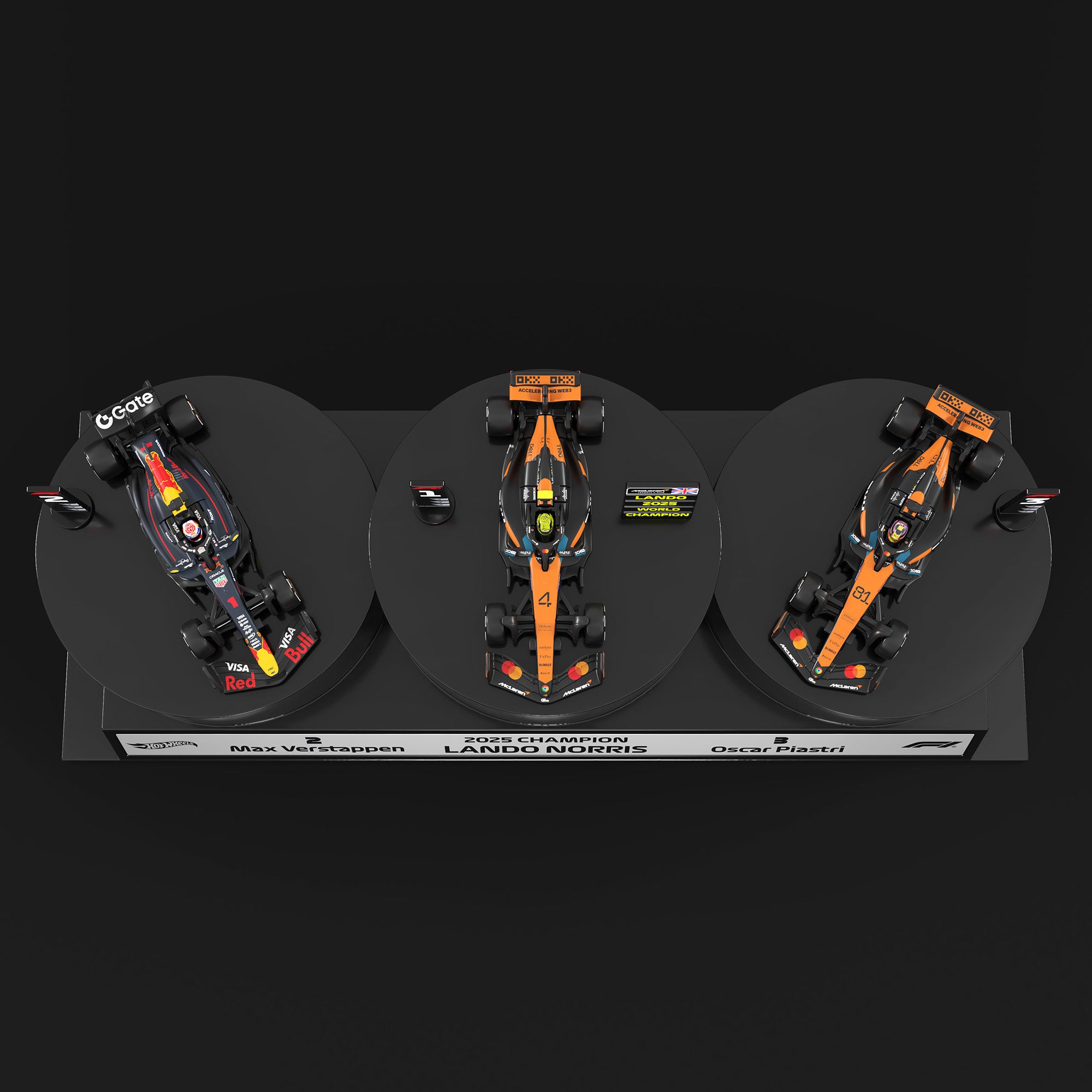 Hot Wheels® 2025 Formula 1® Podium Set - Image 3