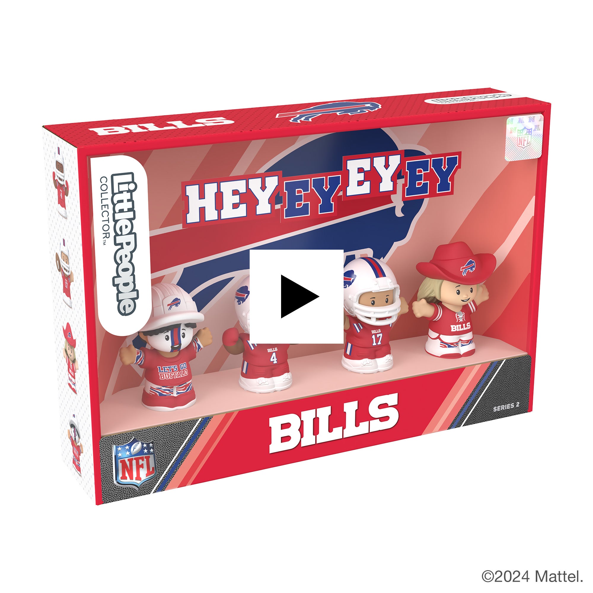 Little People Collector Buffalo Bills Alternate Jersey Figure Set - Image 9