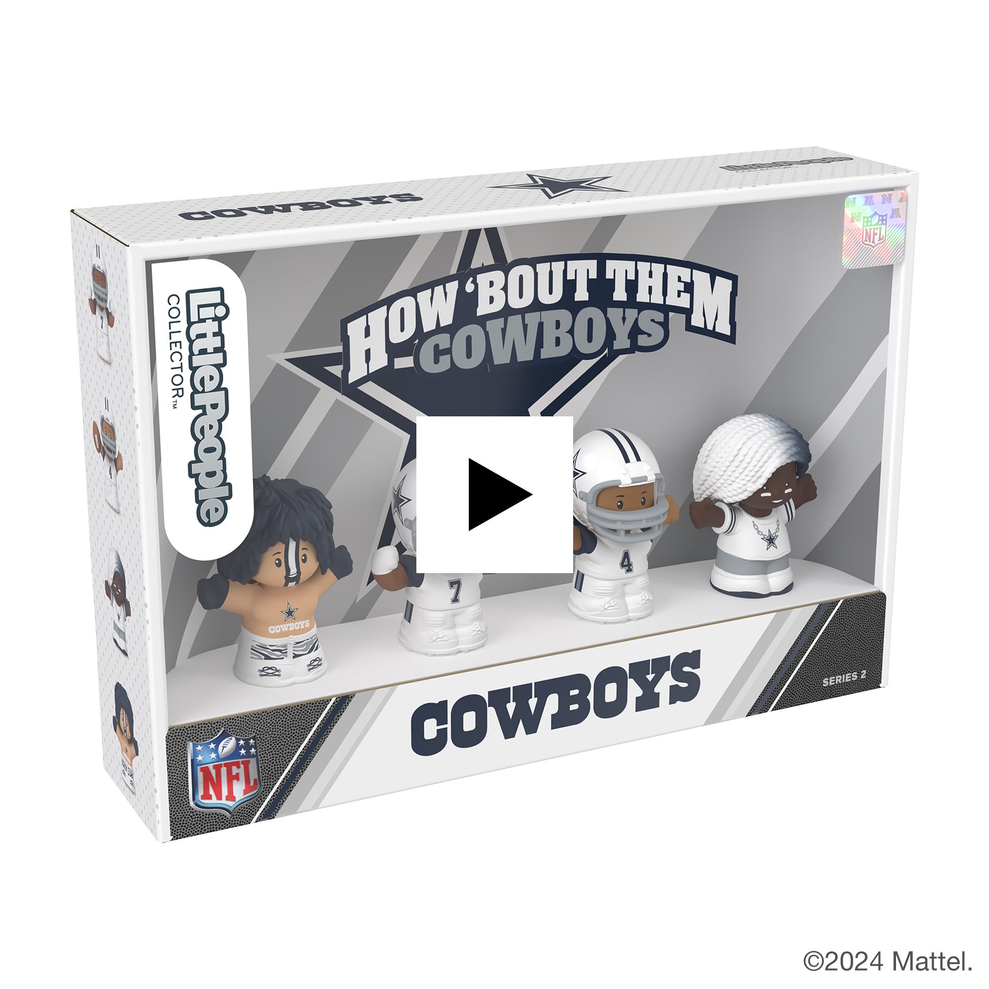 Little People Collector Dallas Cowboys Alternate Jersey Figure Set - Image 9
