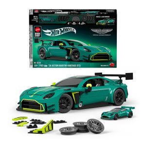 Mattel Brick Shop Hot Wheels '24 Aston Martin Vantage GT3 Building Set