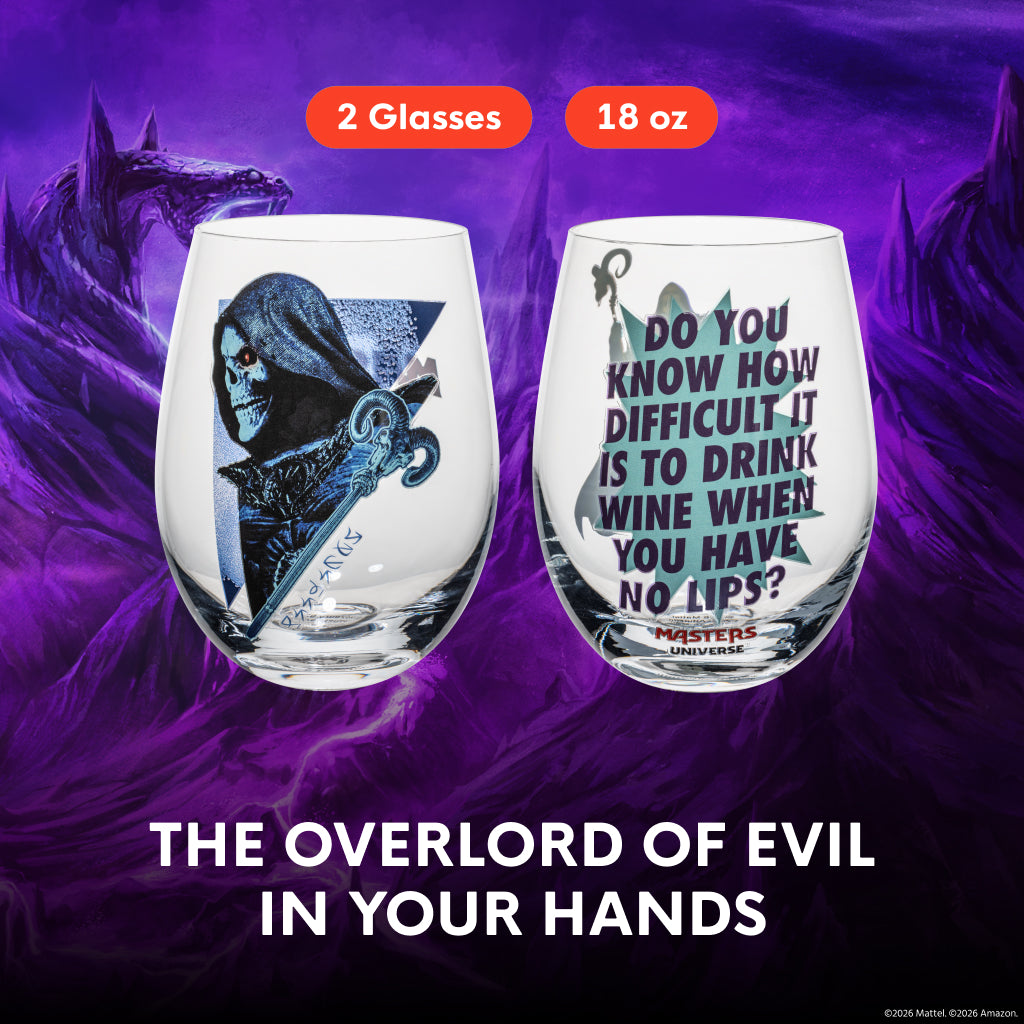 Masters of the Universe™ 2026 Movie Skeletor™ Stemless Glasses (Mattel Creations) - Image 2