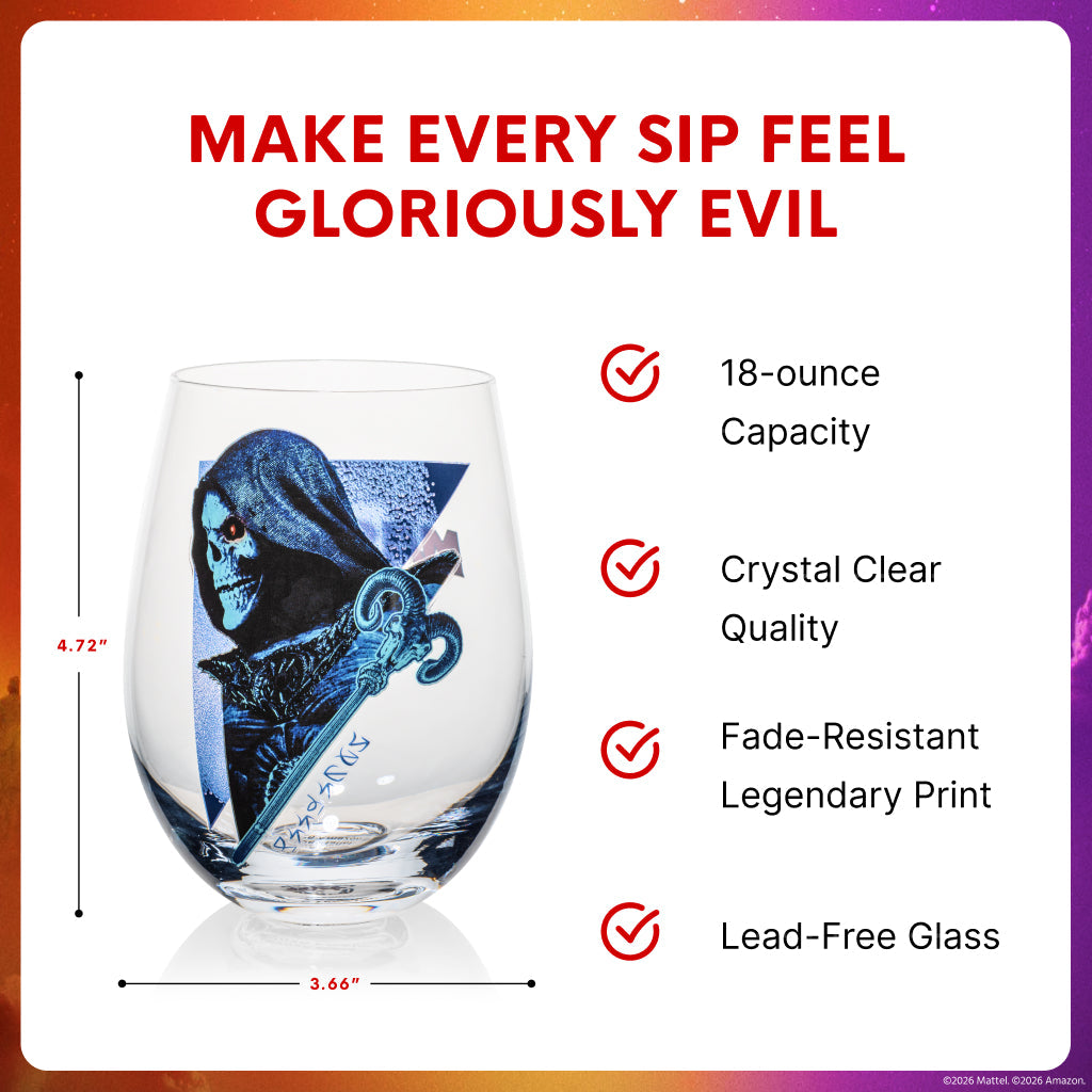 Masters of the Universe™ 2026 Movie Skeletor™ Stemless Glasses (Mattel Creations) - Image 3