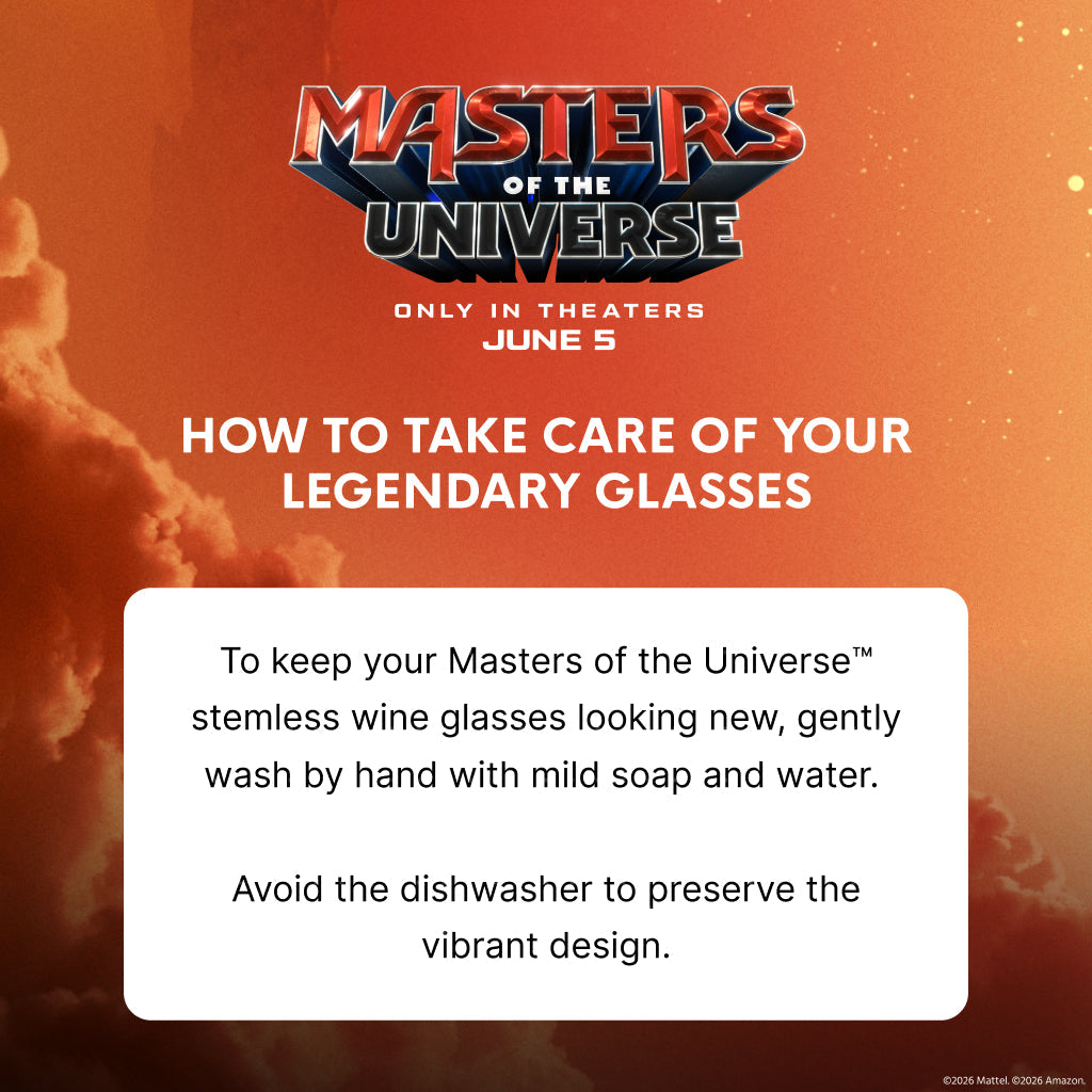 Masters of the Universe™ 2026 Movie Skeletor™ Stemless Glasses (Mattel Creations) - Image 8