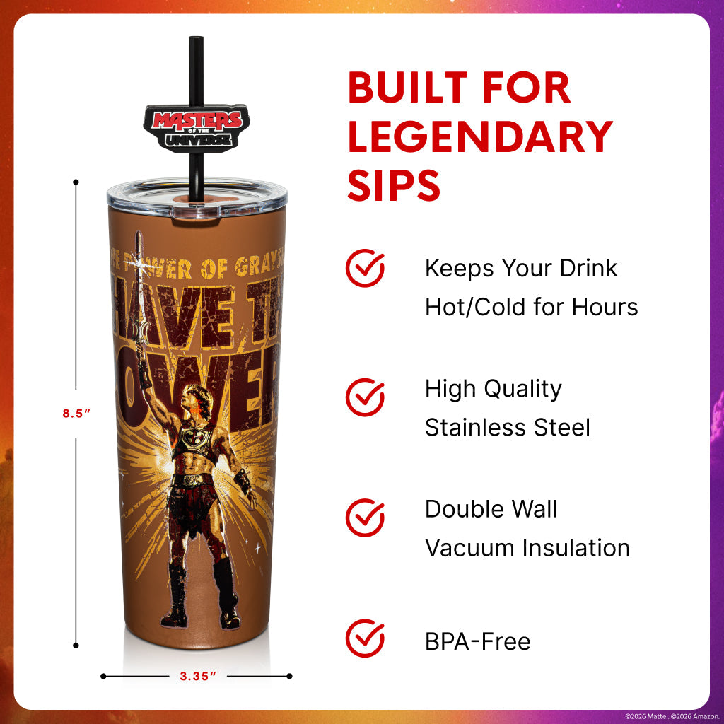 Masters of the Universe™ 2026 Movie Tumbler - I Have The Power (Mattel Creations) - Image 3
