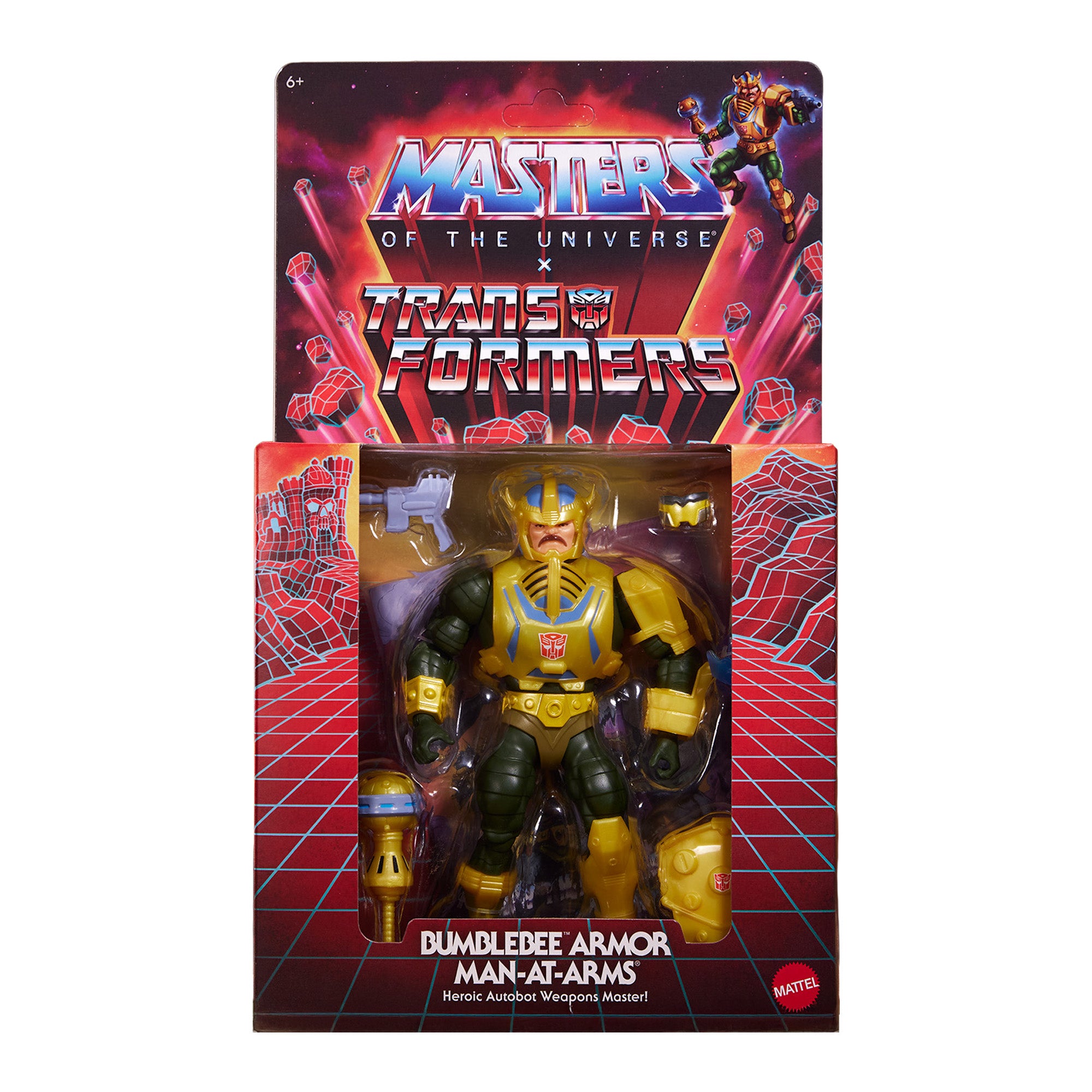 Masters of the Universe x Transformers Bumblebee Armor Man-At-Arms Action Figure - Image 9