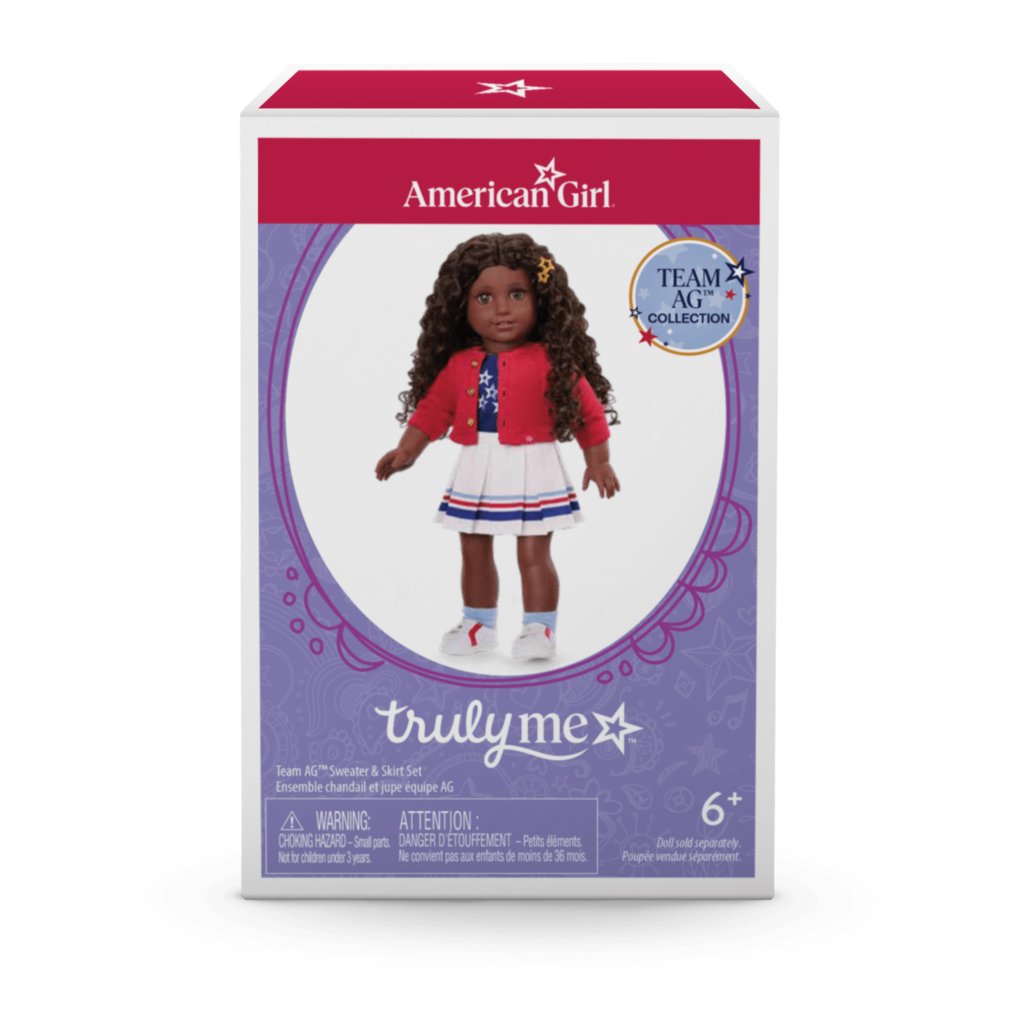Team AG™ Sweater & Skirt Set for 18-inch Dolls - Image 8