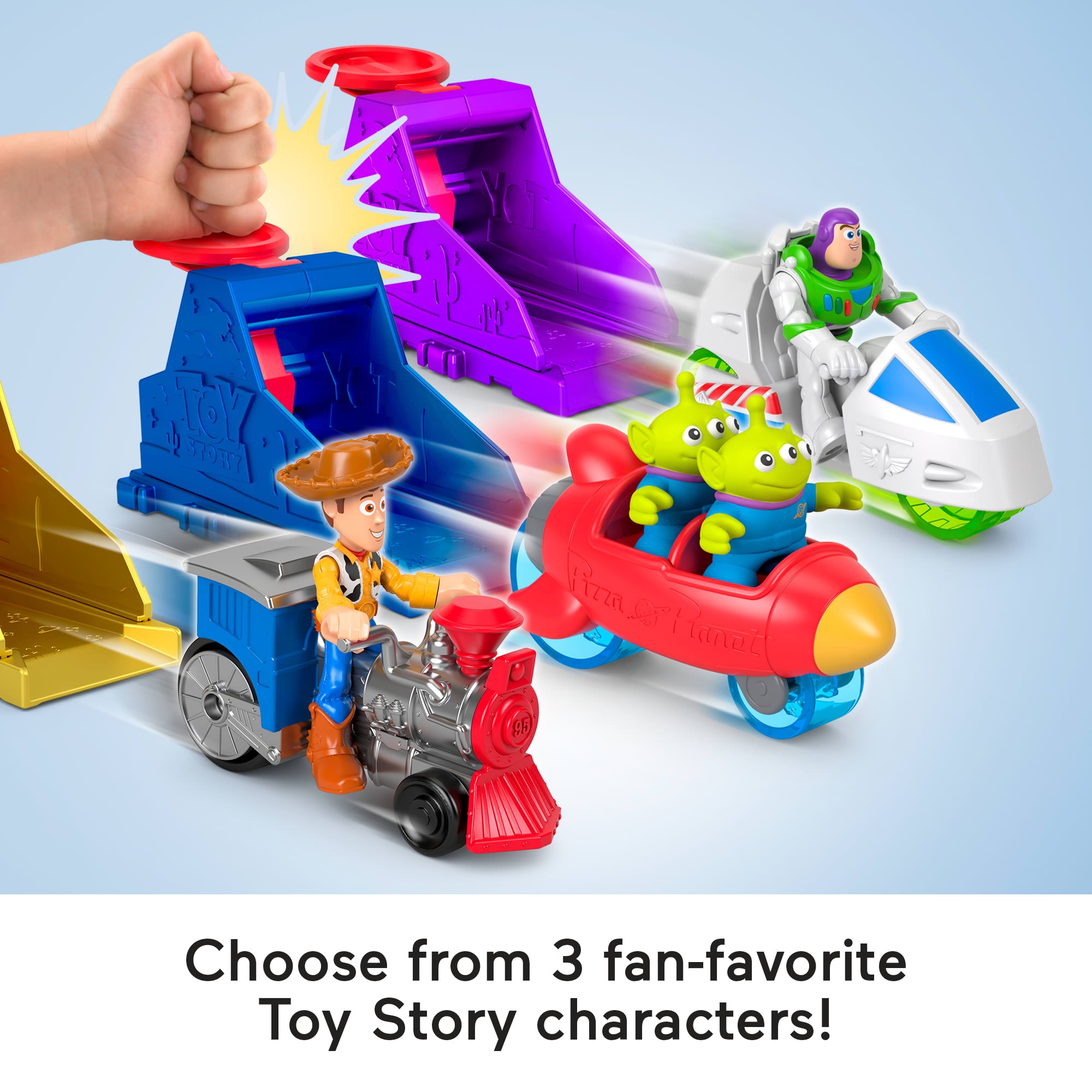 Imaginext Launcher Set With Alien Figures. Inspired By Disney And Pixar Toy Story - Image 4