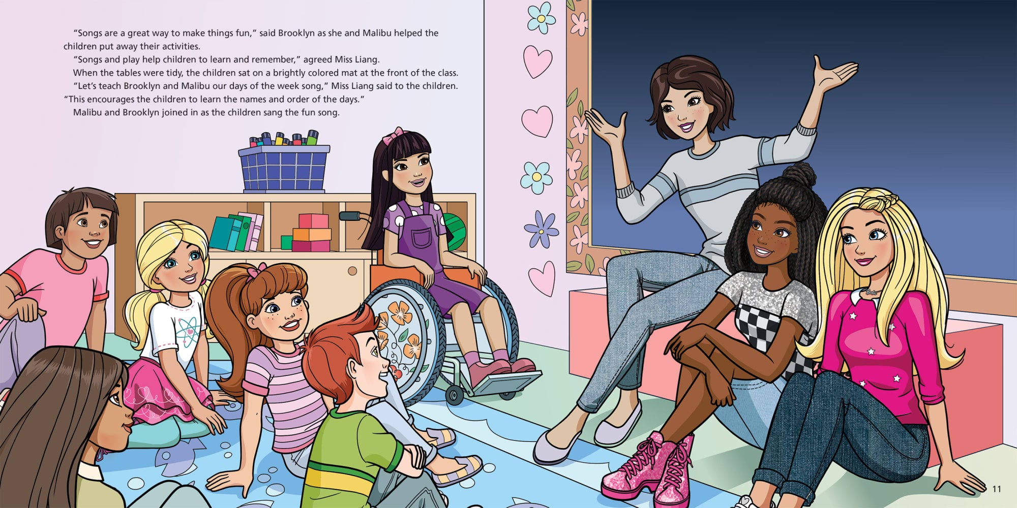 Barbie: You Can Be A Teacher. Paperback Book For Kids. Includes 2 Sticker Sheets - Image 5